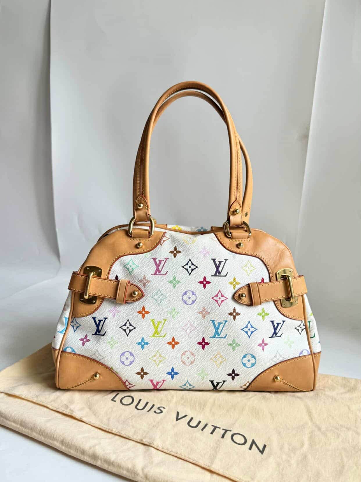 Louis Vuitton x Murakami Limited Edition Monogram Multicolor Claudia Bag