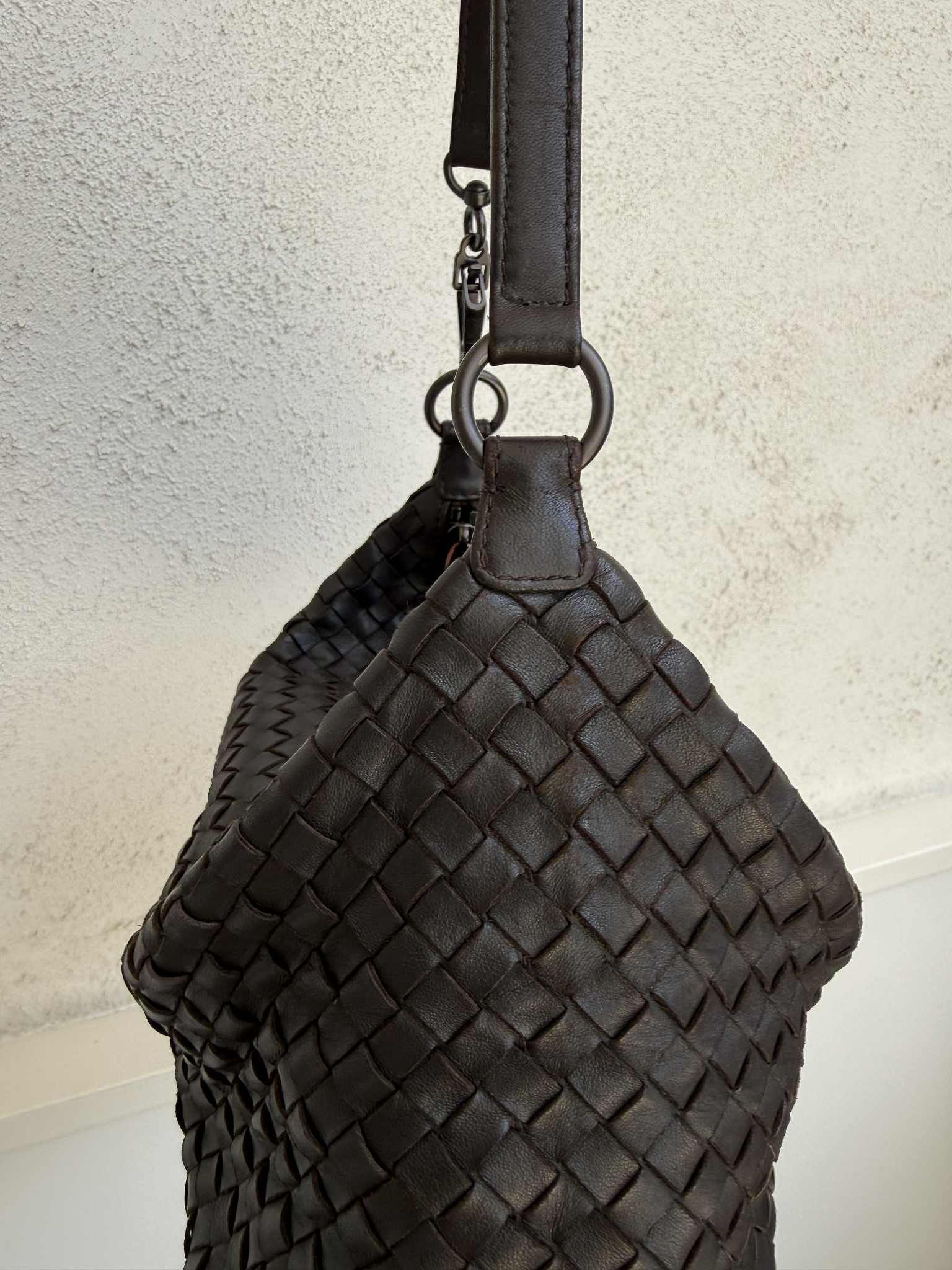 Bottega Veneta Zip Hobo Intrecciato Nappa