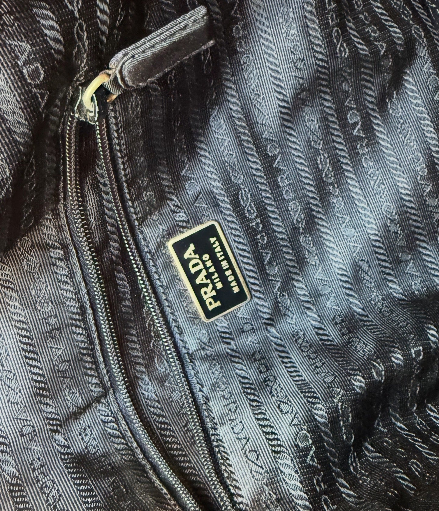 PRADA Chain Tote Shoulder Bag Vintage 1990s