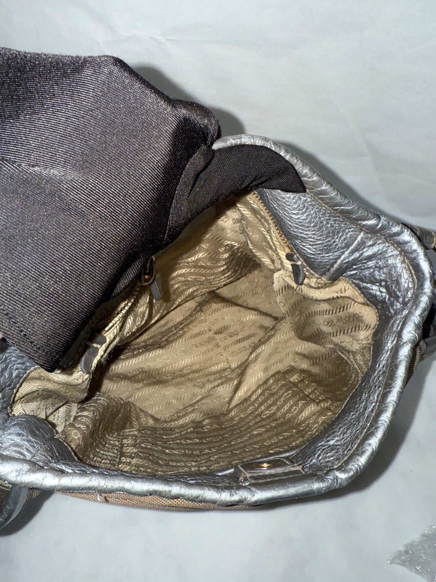 Prada Canapa Shoulder Bag