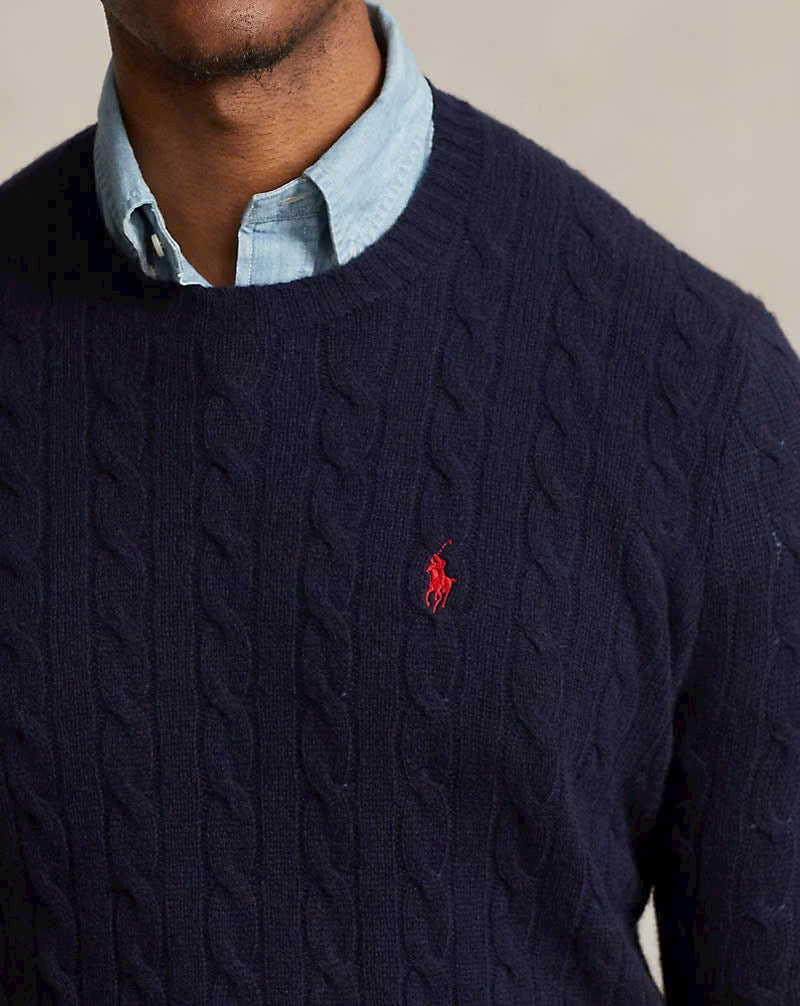 Ralph Lauren Cable Knit Wool Cashmere Jumper