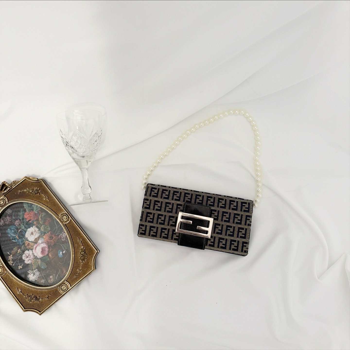 FENDI Long Wallet Zucca Vintage Canvas