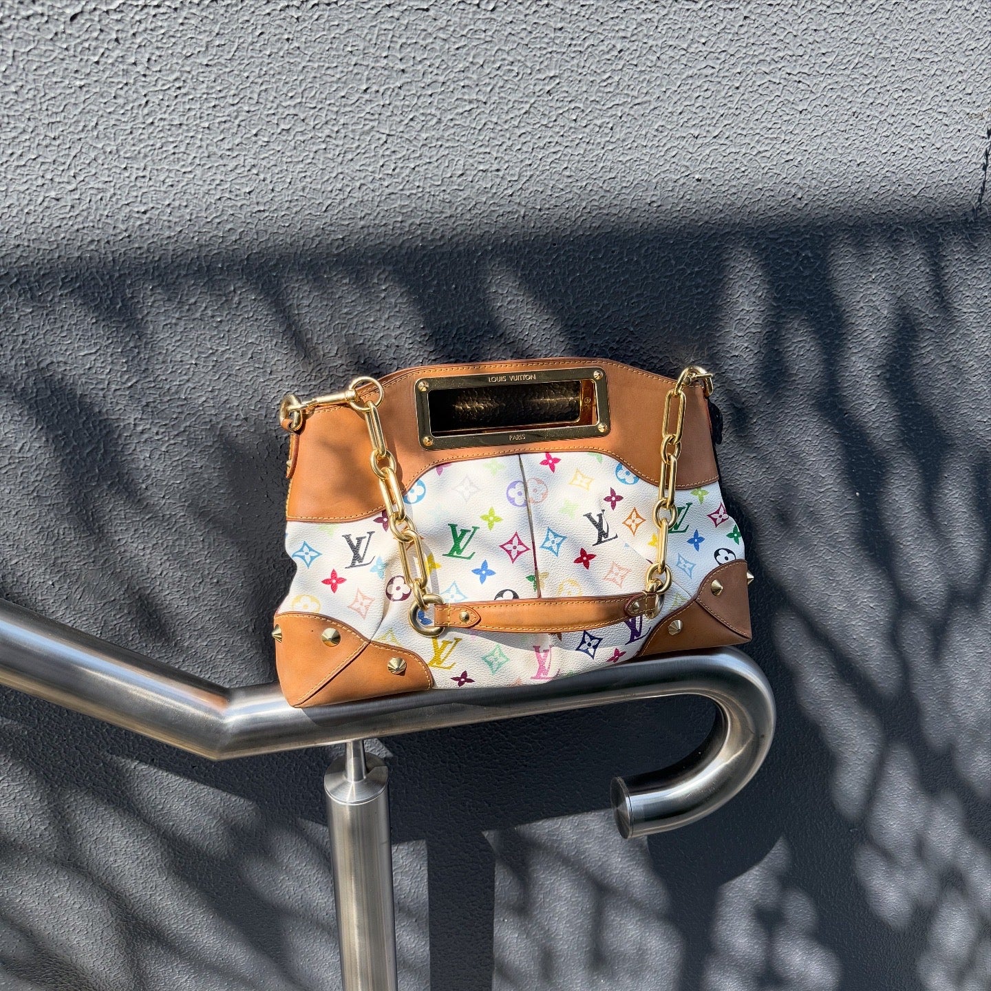 Louis Vuitton Judy Multicolore Monogram Canvas Bag