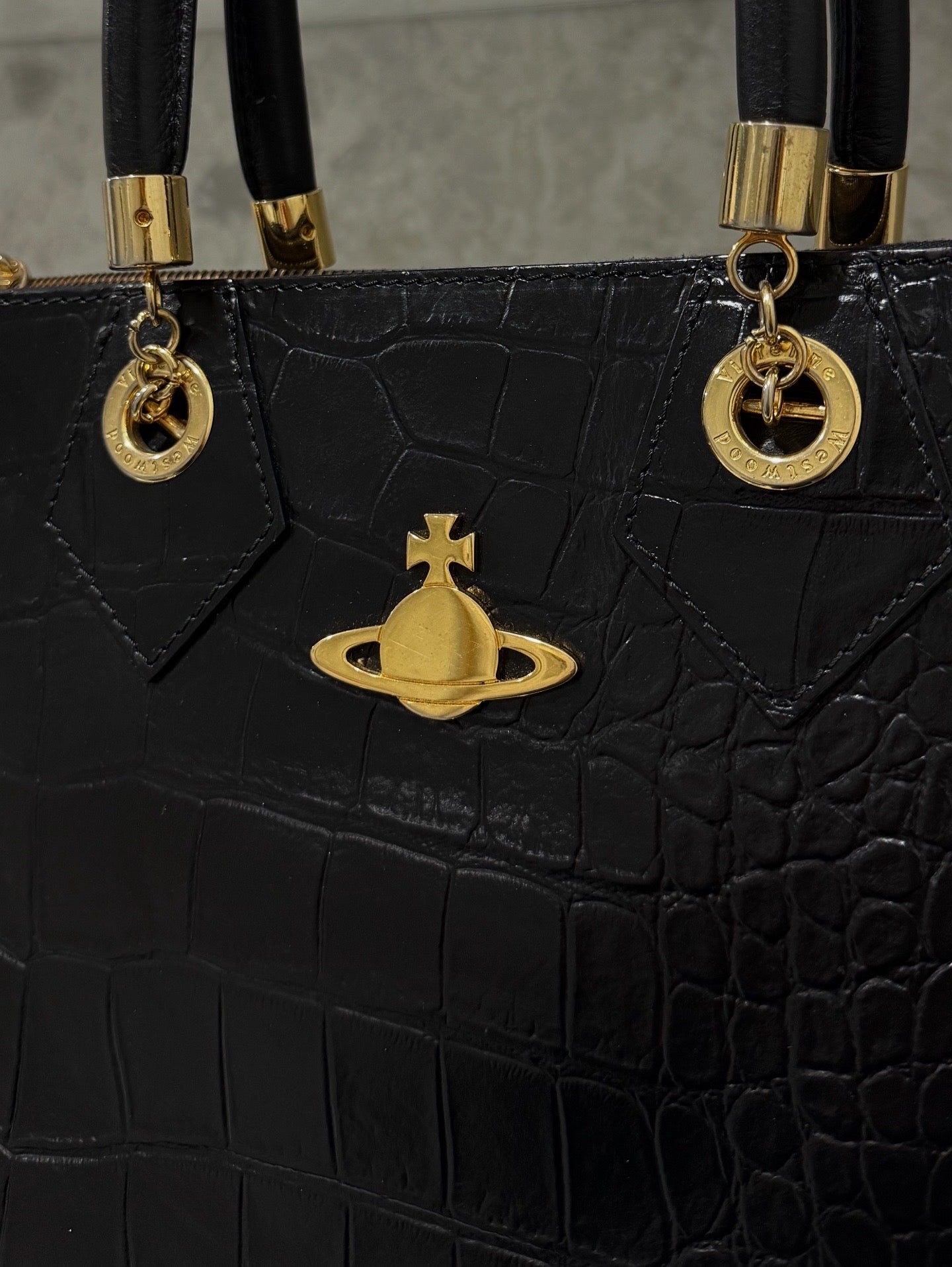 Vivienne Westwood Croco Tote Bag Special