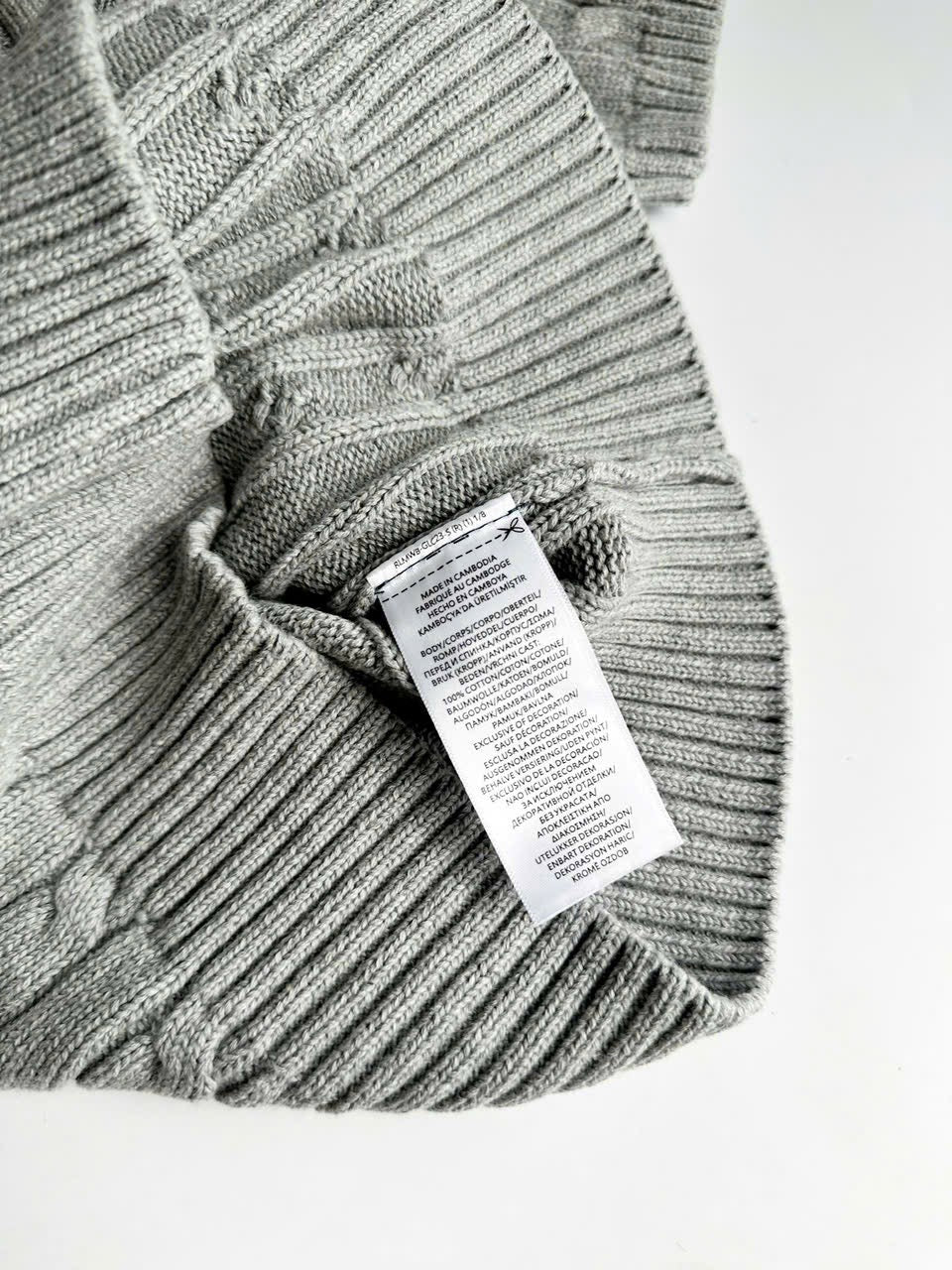 Ralph Lauren Cable Knit Polo Shirt