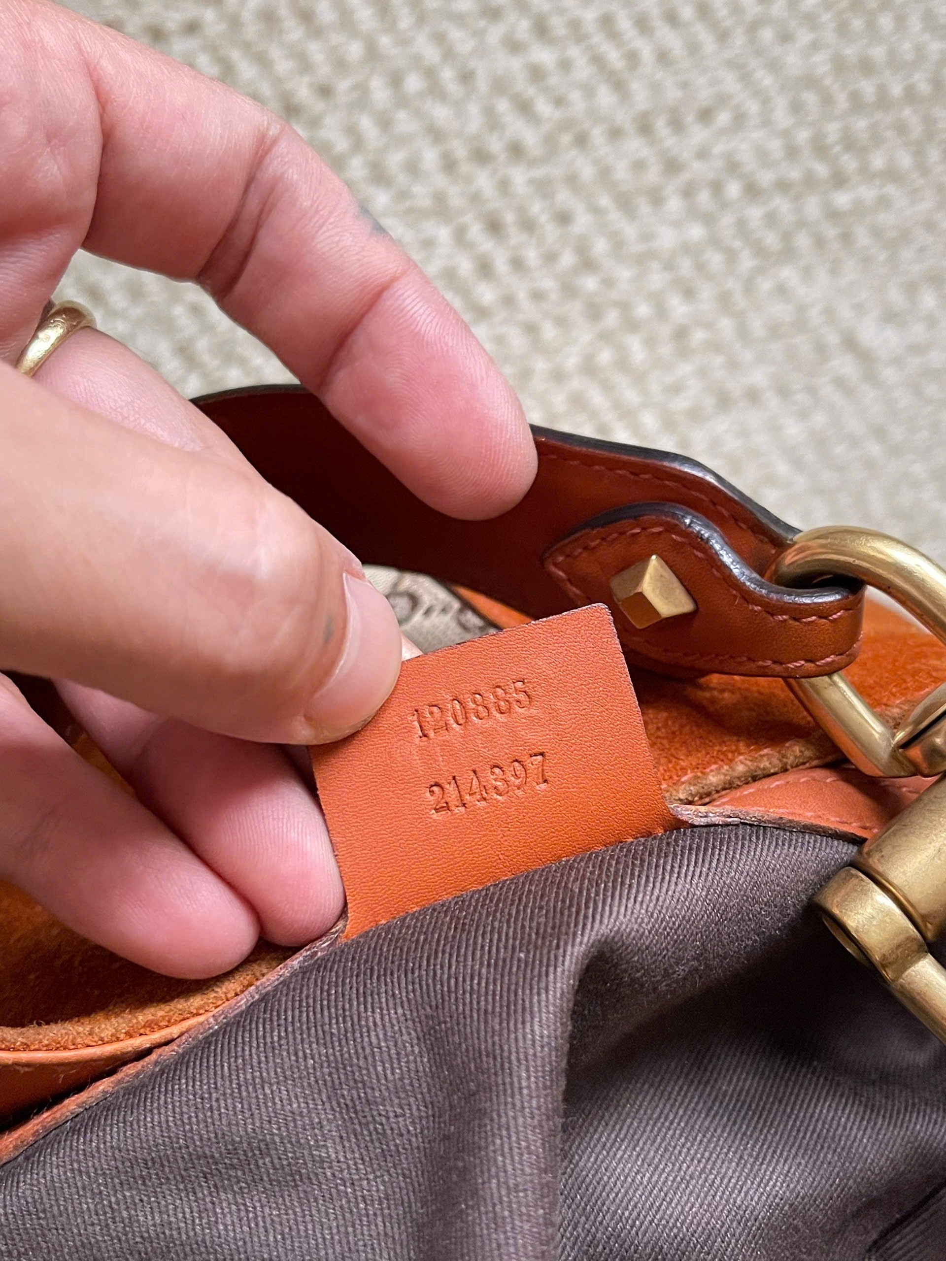 GUCCI Suede Nailhead Jackie shoulder bag