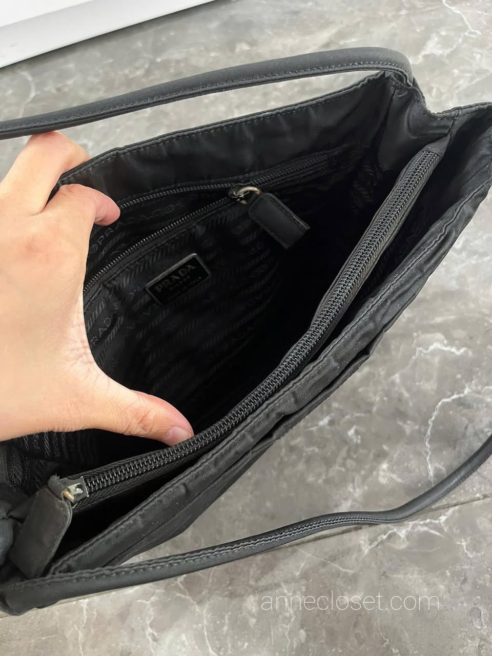 Prada Black Nylon Tote