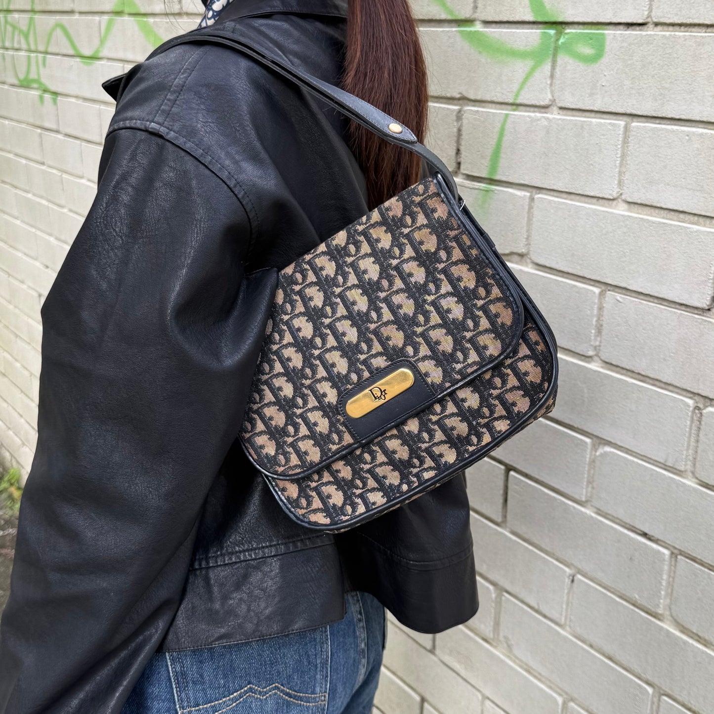 Christian Dior Trotter Canvas Navy Blue