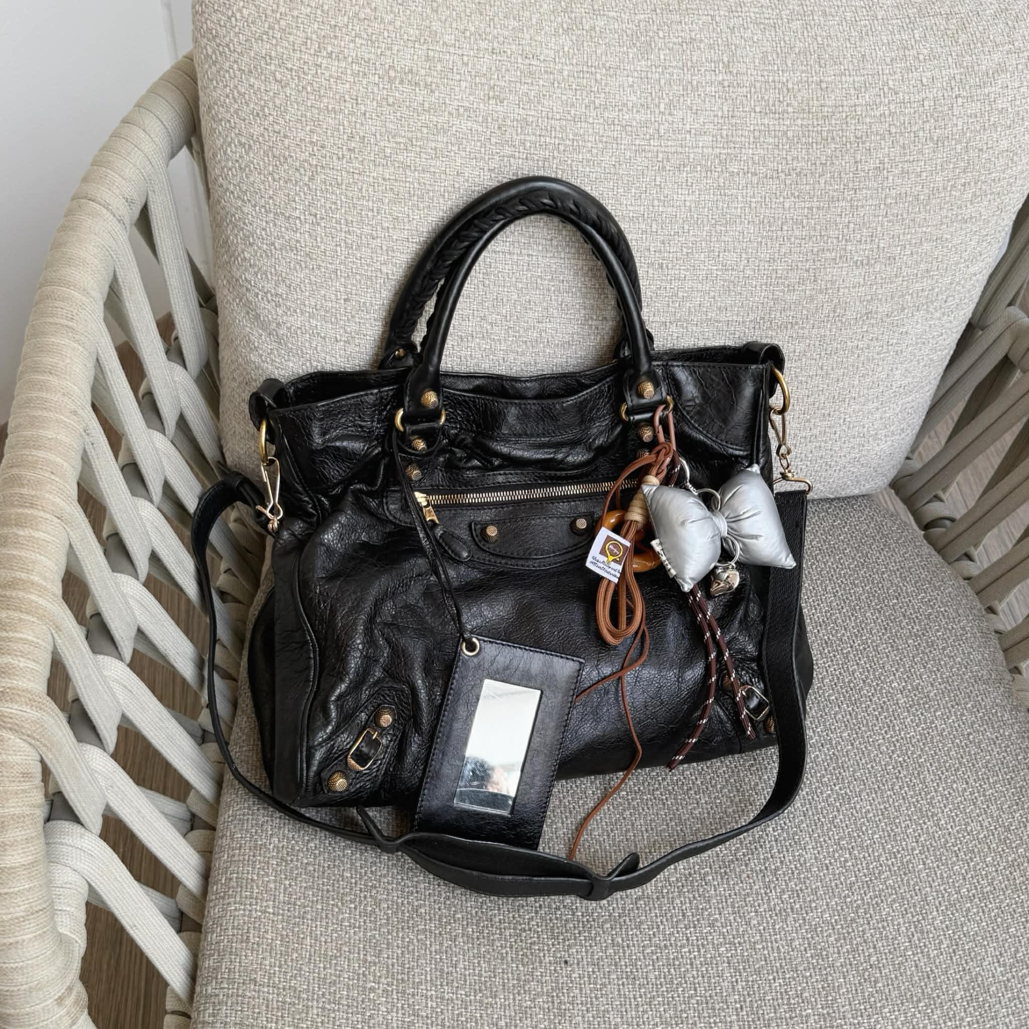 Balenciaga Le City Bag Black (Gold Hardware)