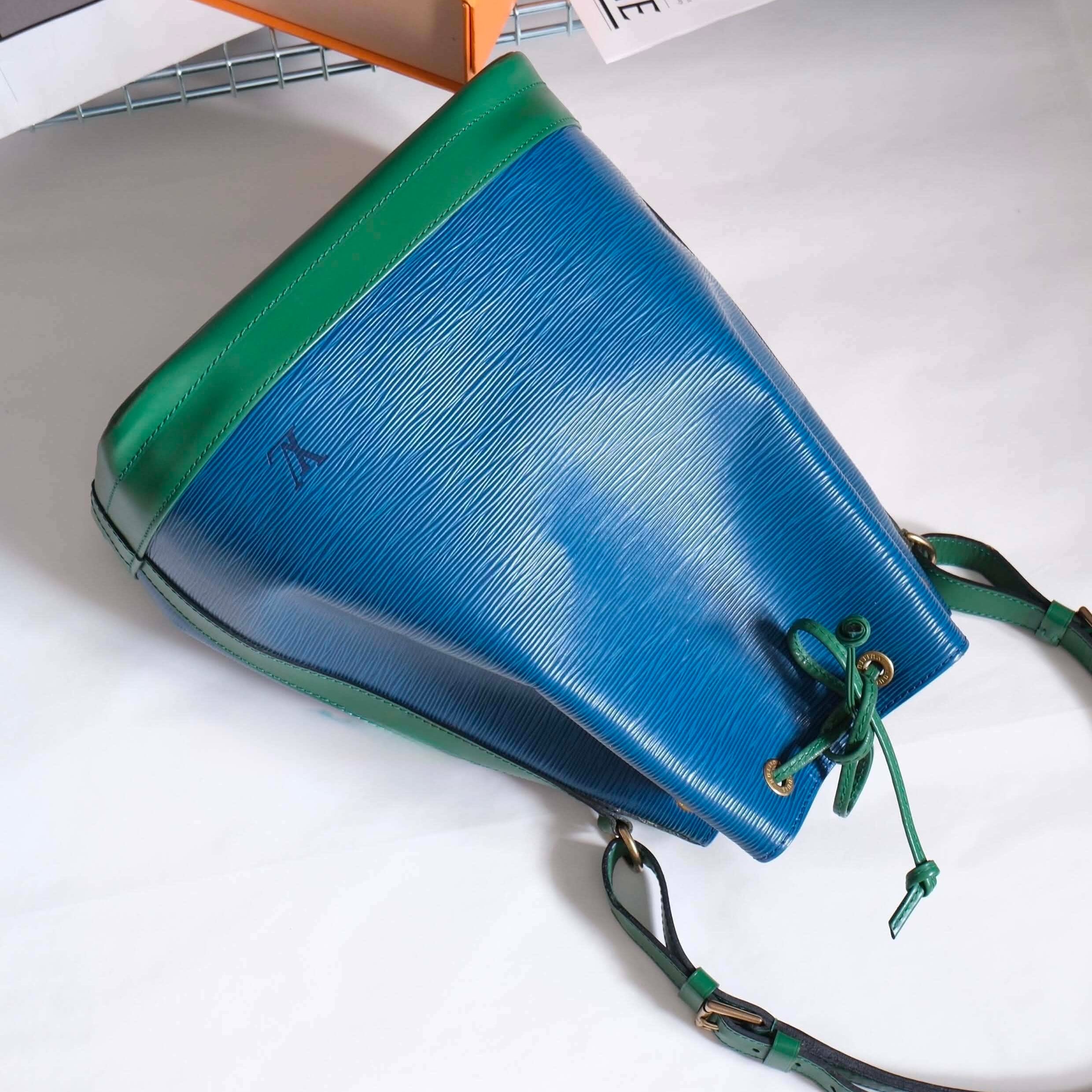 Louis Vuitton Bicolor Epi Noe Bucket Bag