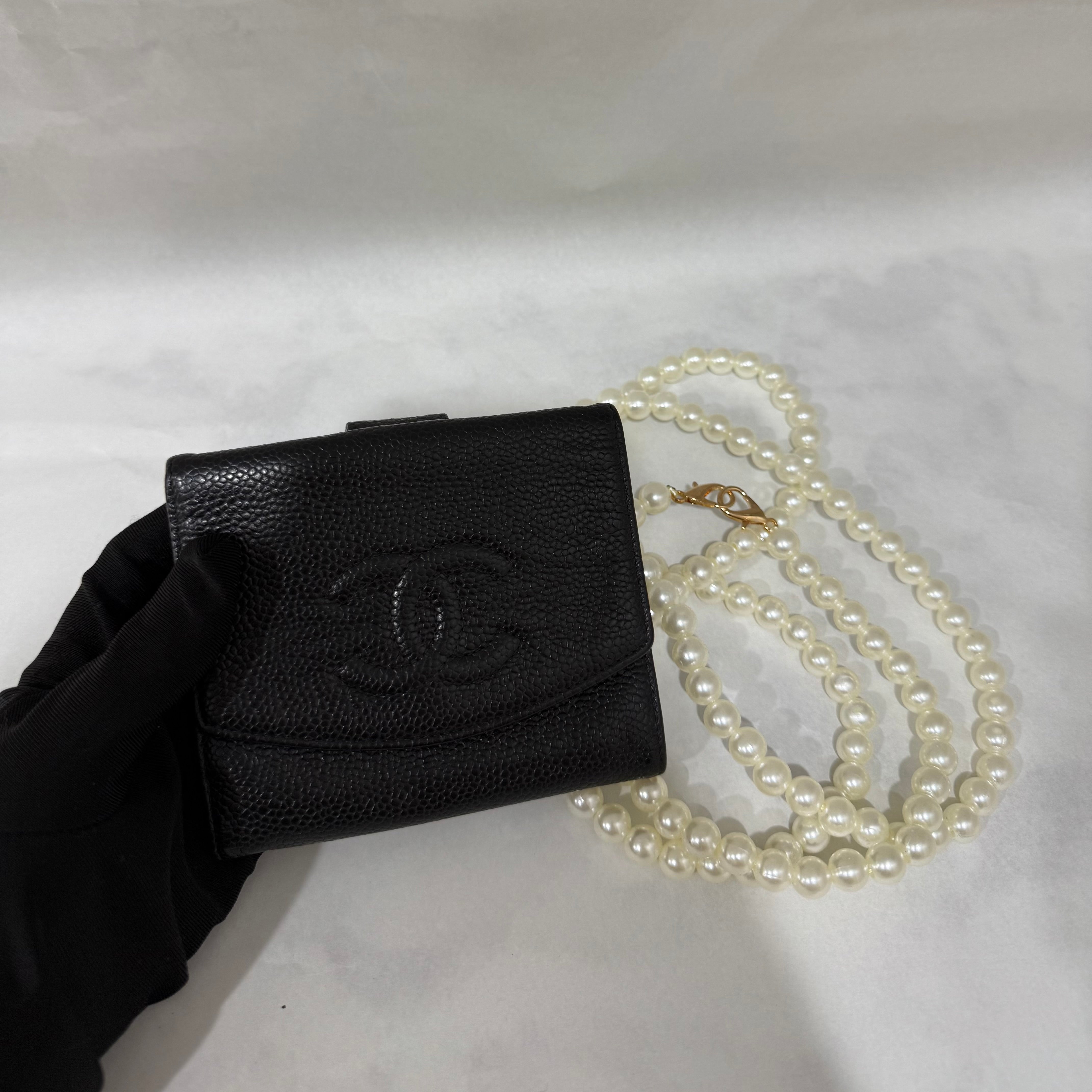 Chanel Wallet Small Caviar Leather