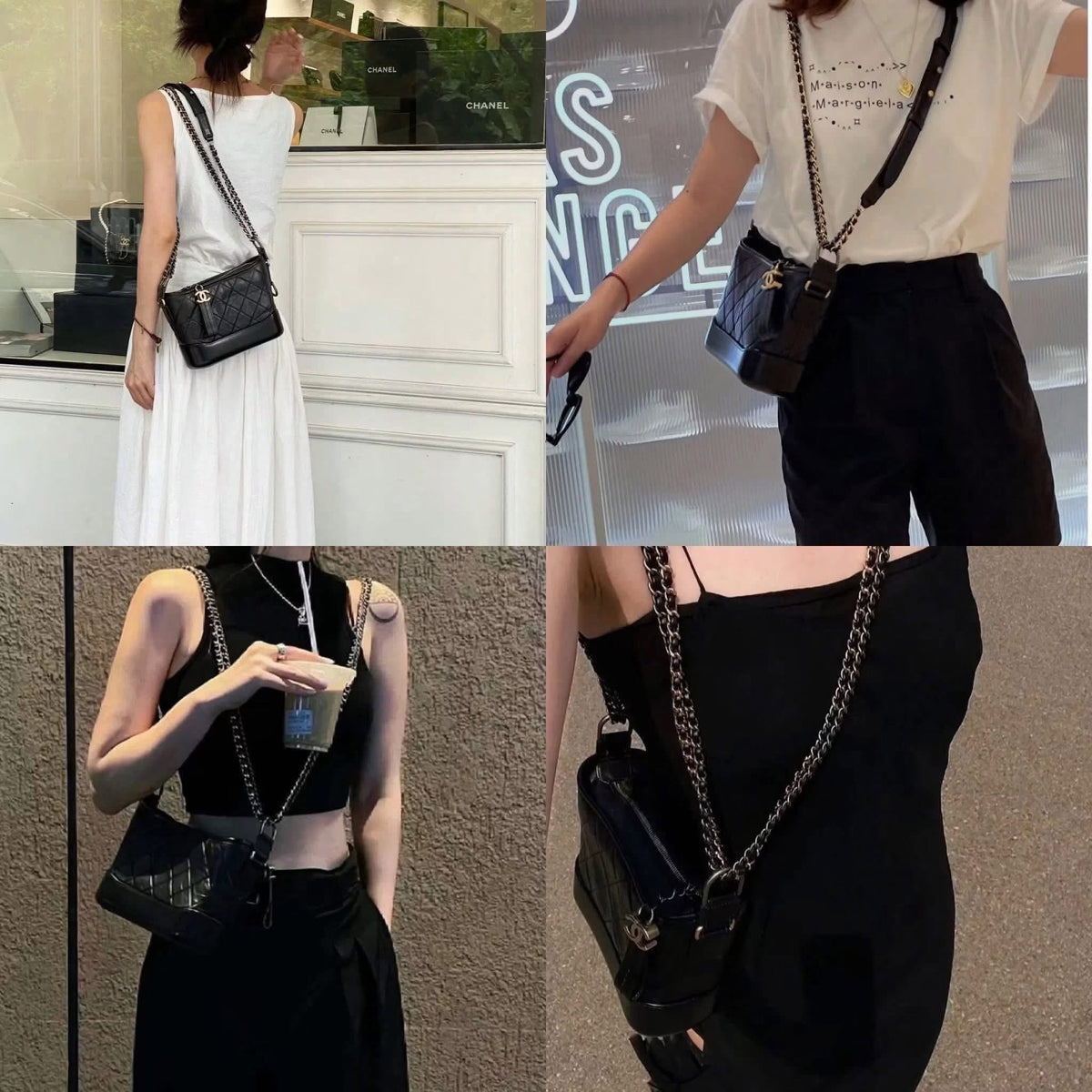 Chanel Gabrielle Hobo Small GHW