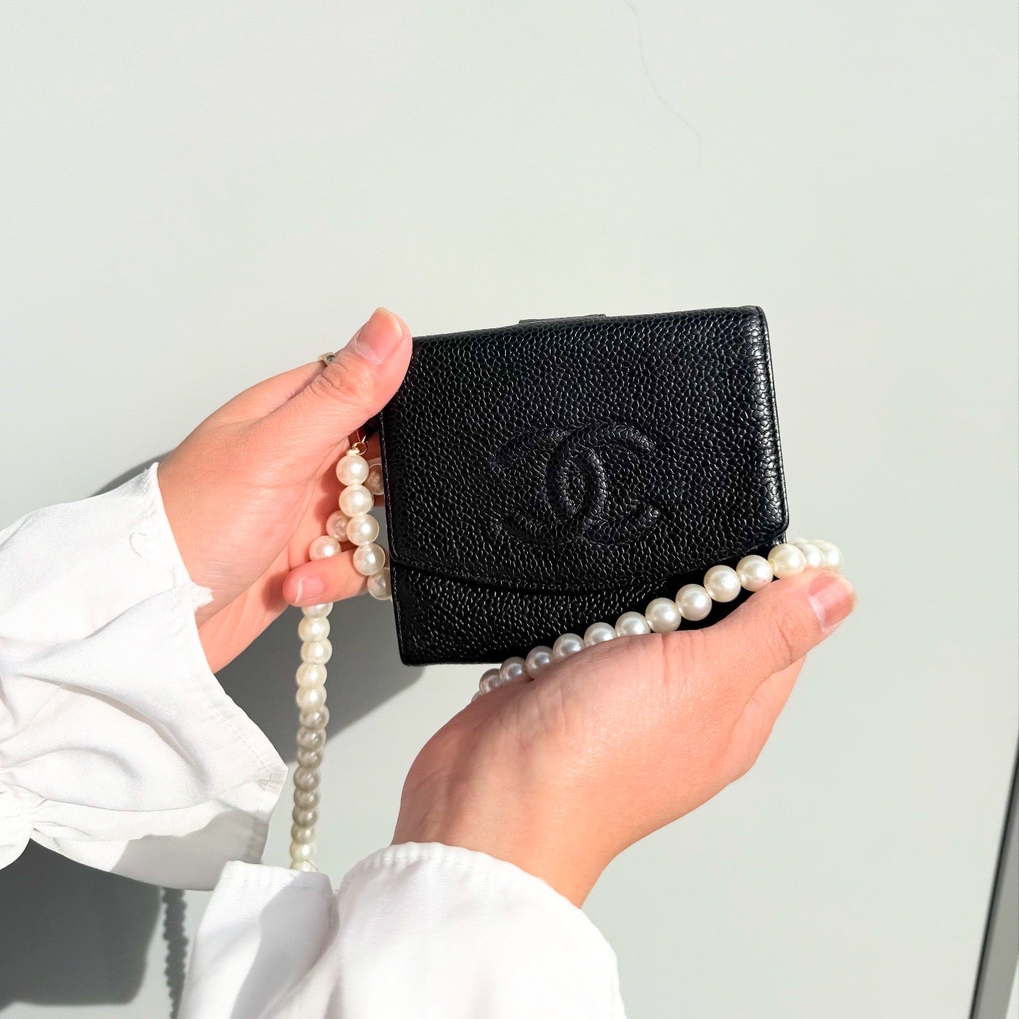Chanel Wallet Small Caviar Leather