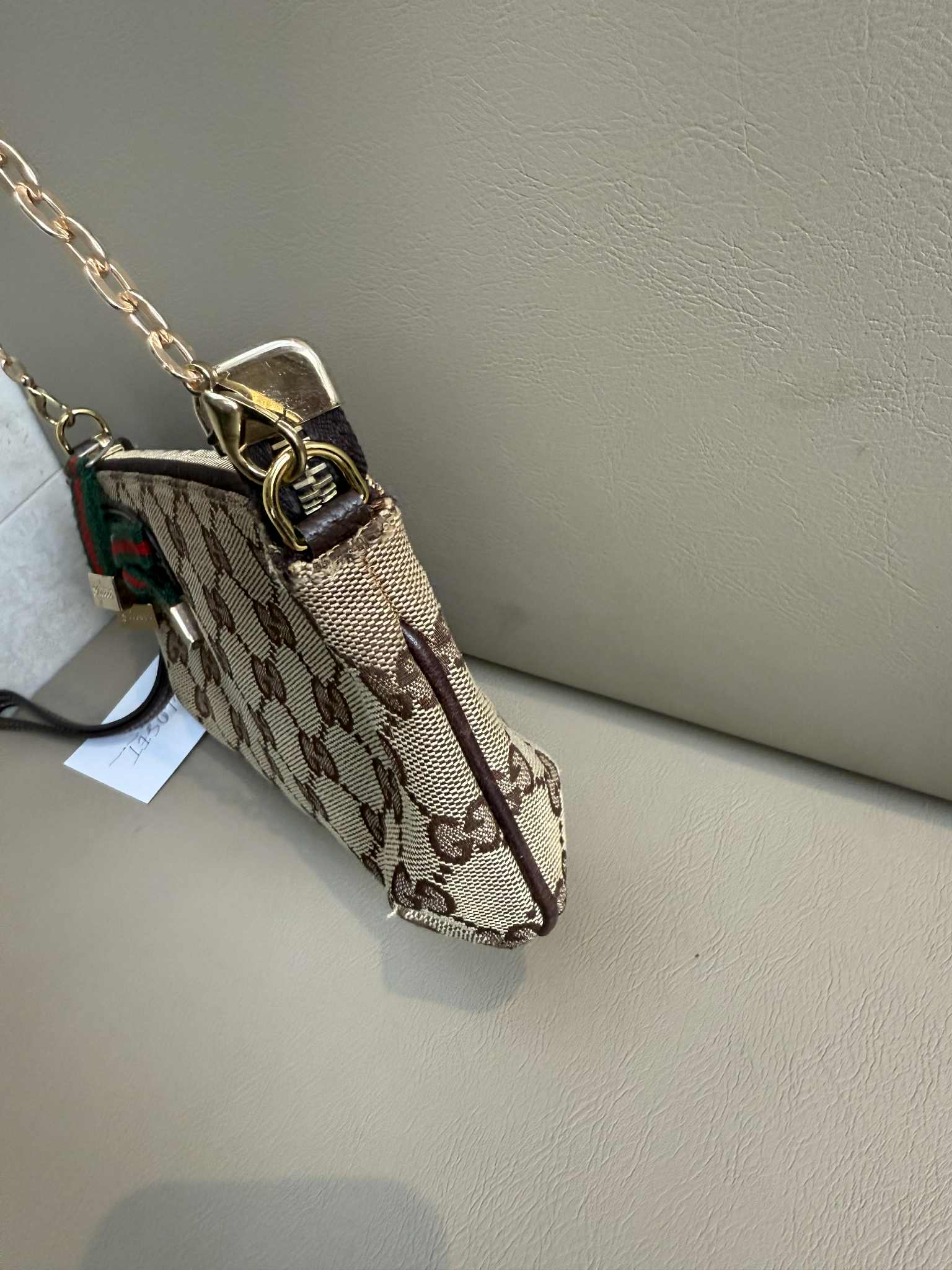 Gucci GG Canvas Sherry Line Pouch