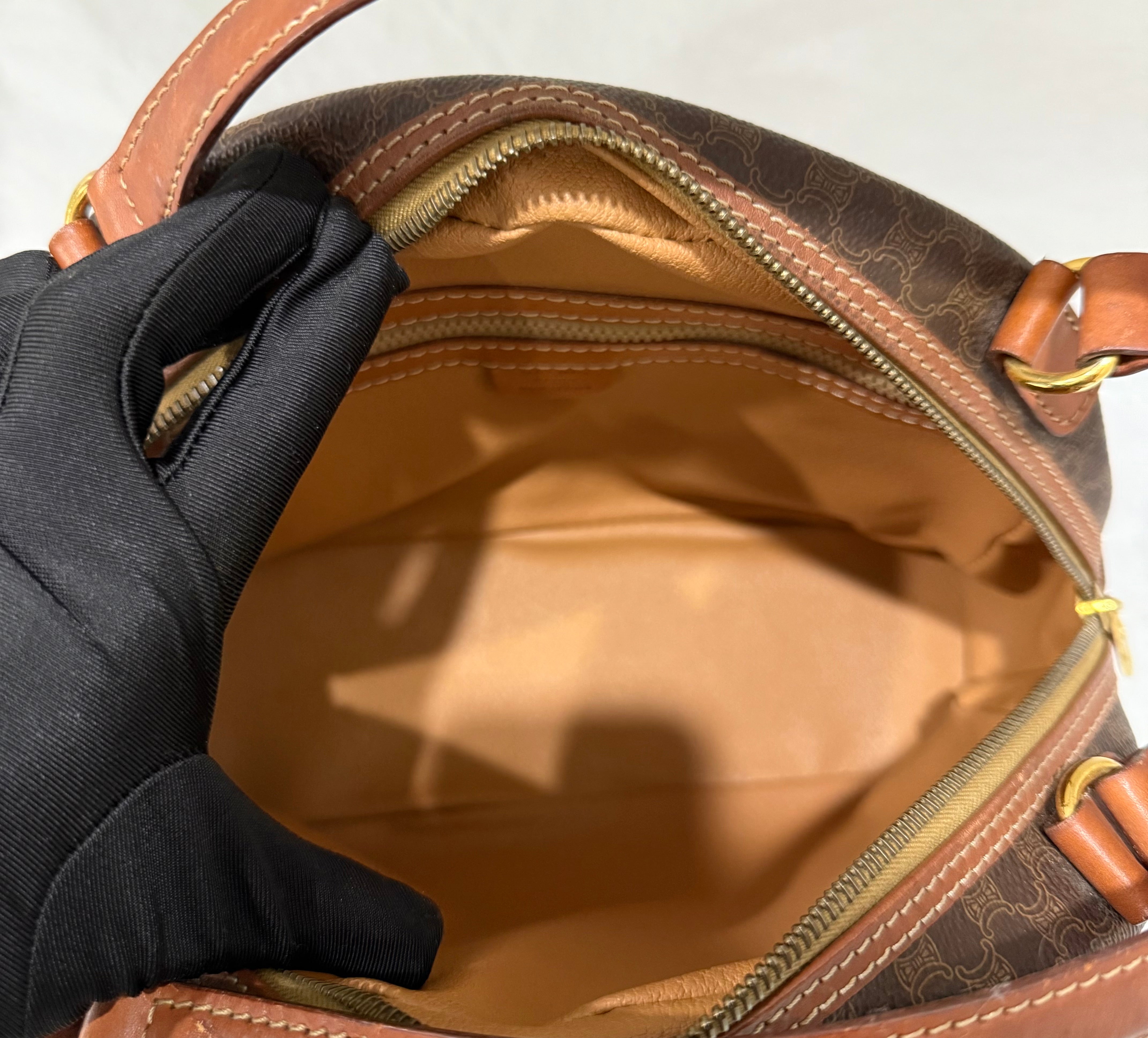 Celine Macadam Triomphe Dome Handbag