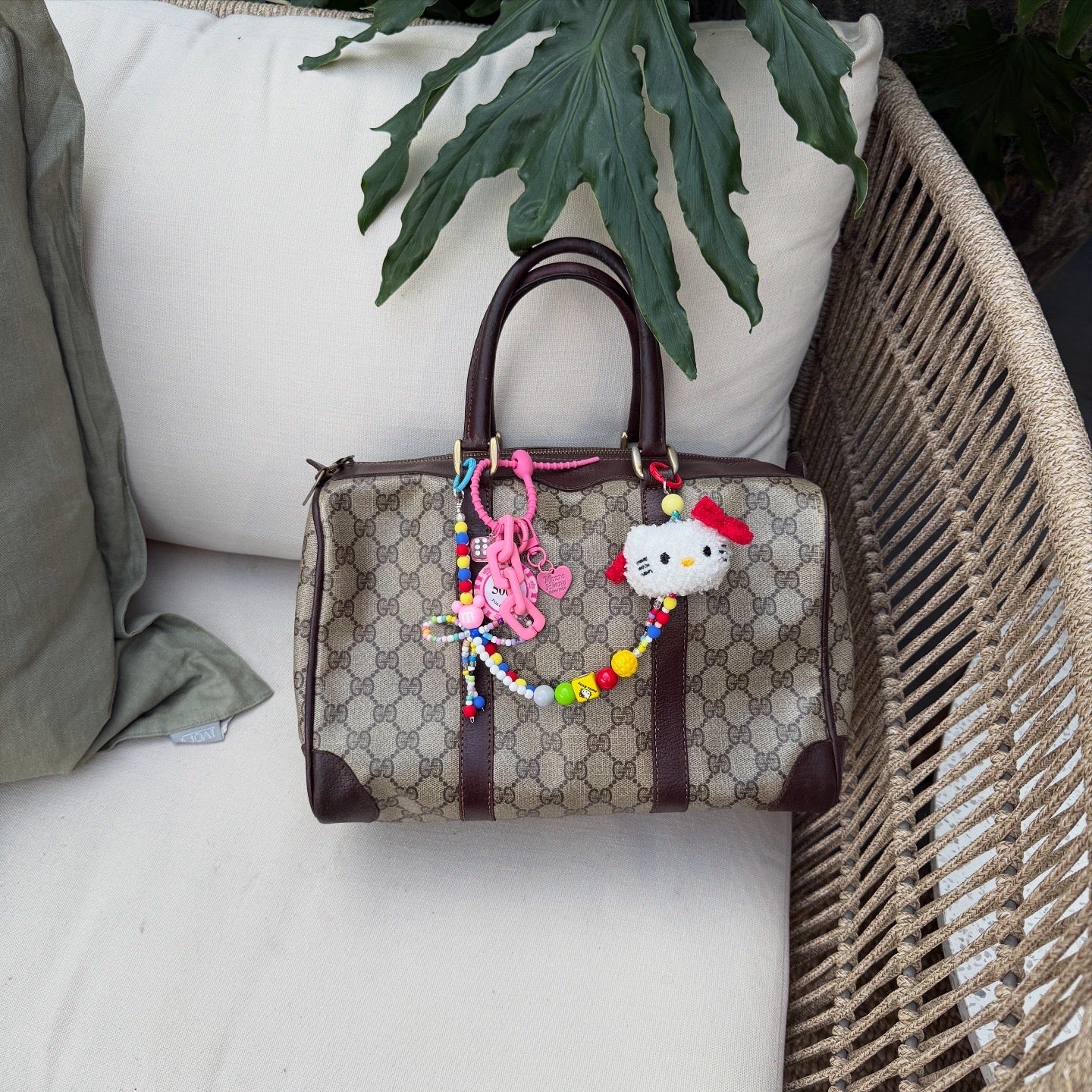 GUCCI Ophidia Boston Bag