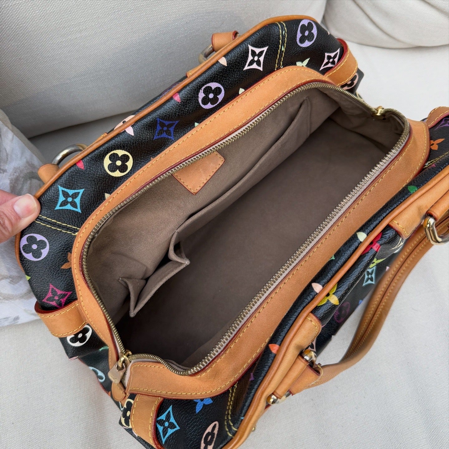 Louis Vuitton x Murakami Limited Edition Monogram Multicolor Claudia Bag