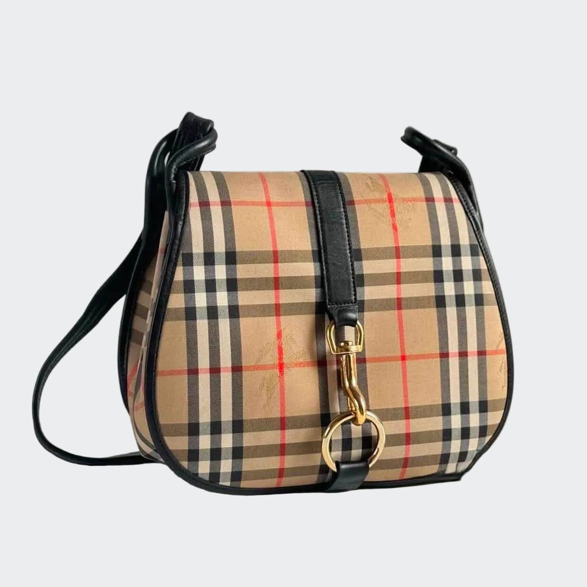 Burberry Haymarket Check Shoulder Bag