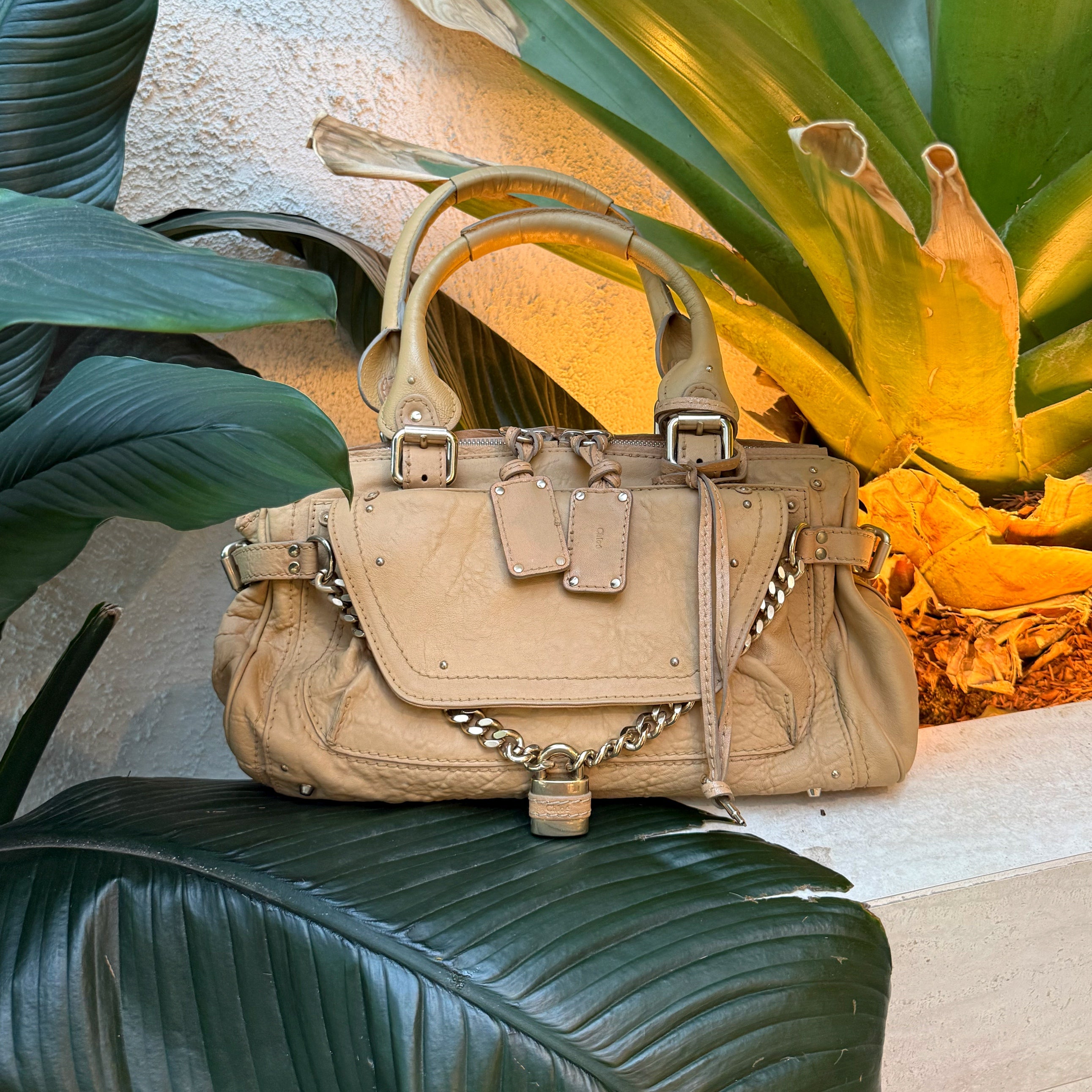 Chloe Brown Paddigton Capsule Leather Shoulder Bag