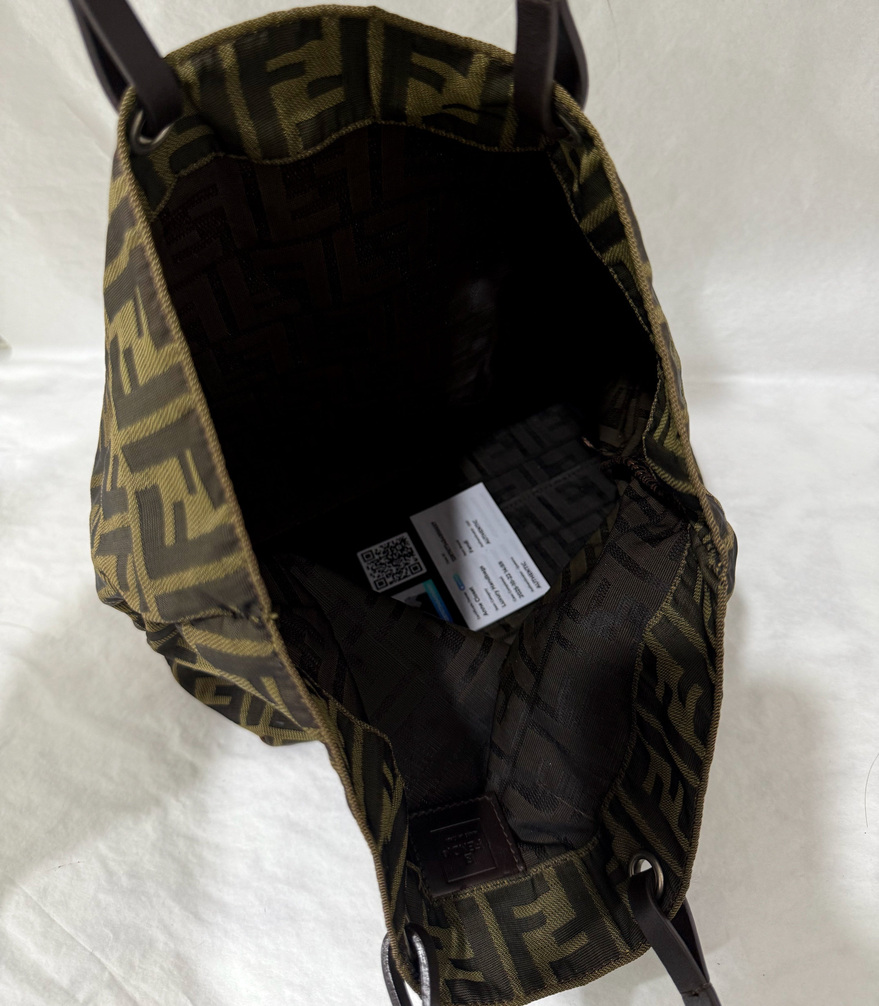 Fendi Zucca Canvas Tote