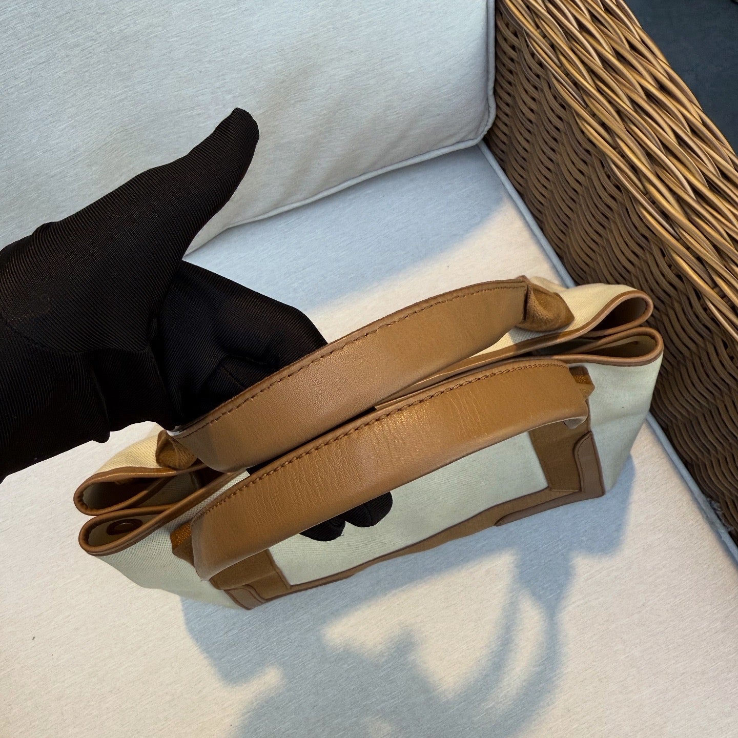 Balenciaga Cabas in Brown / Beige Tote Bag