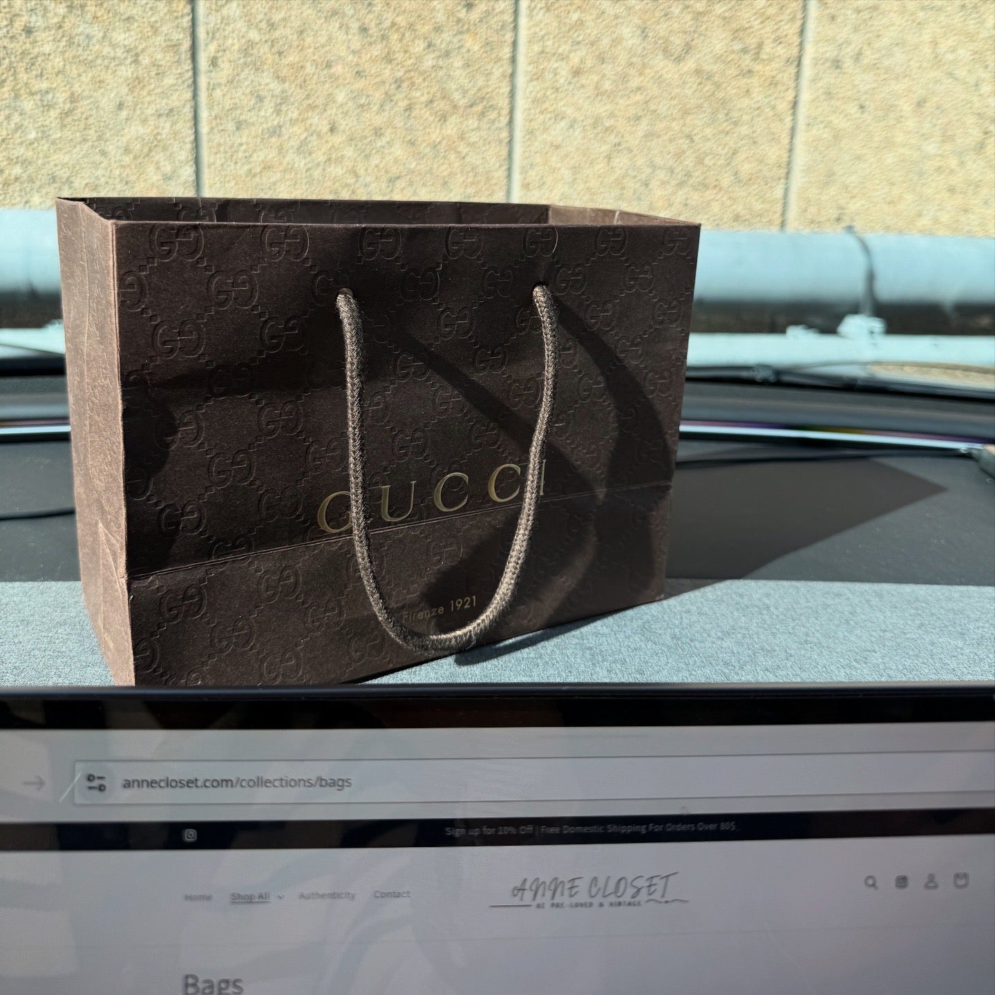 GUCCI Guccissima Long Wallet Black