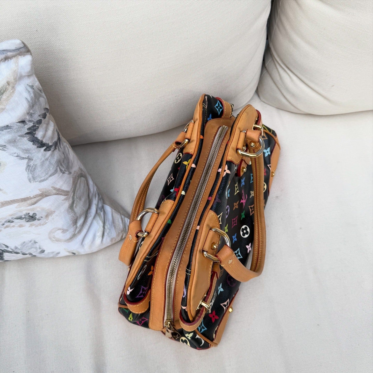 Louis Vuitton x Murakami Limited Edition Monogram Multicolor Claudia Bag