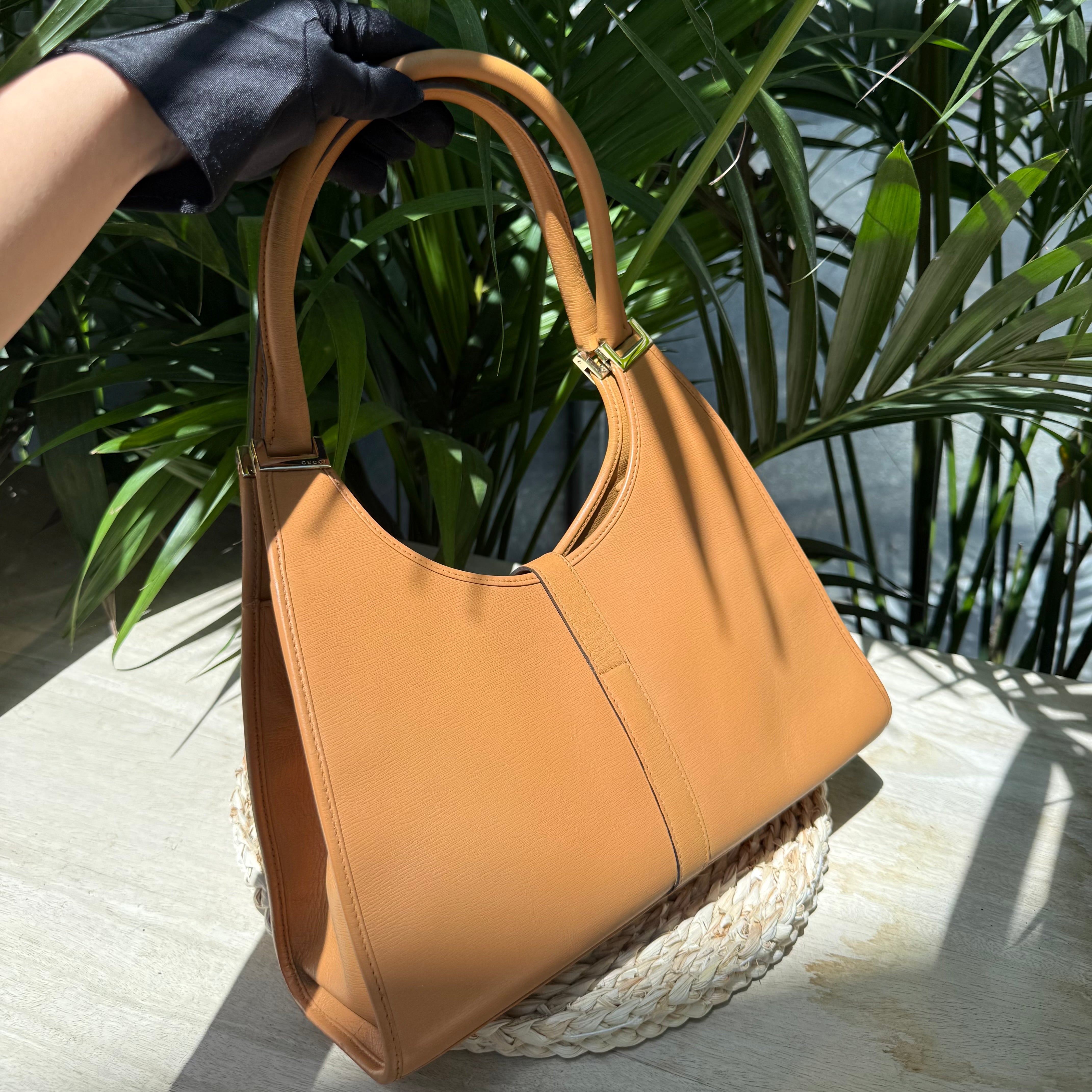 Gucci Jackie 1961 Brown Leather