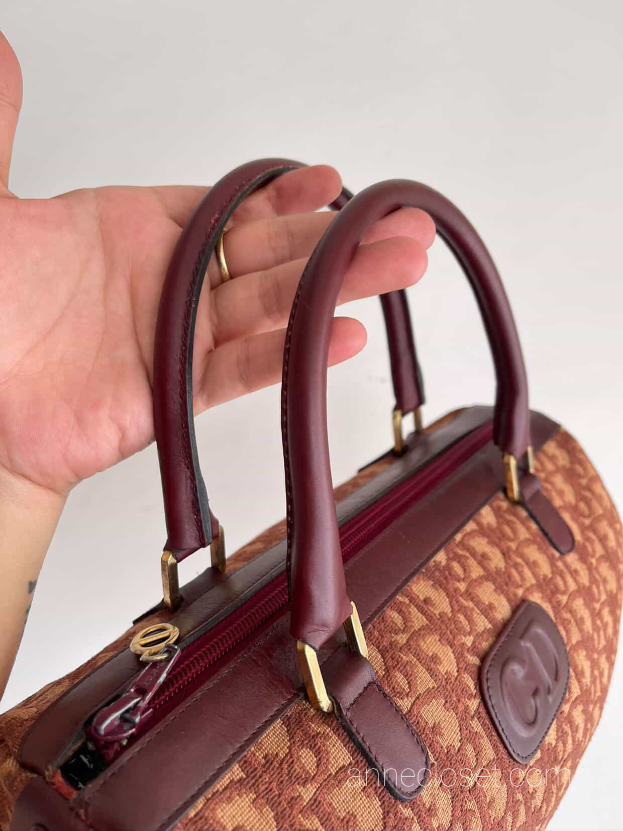 Christian Dior Vintage Bowling Bag