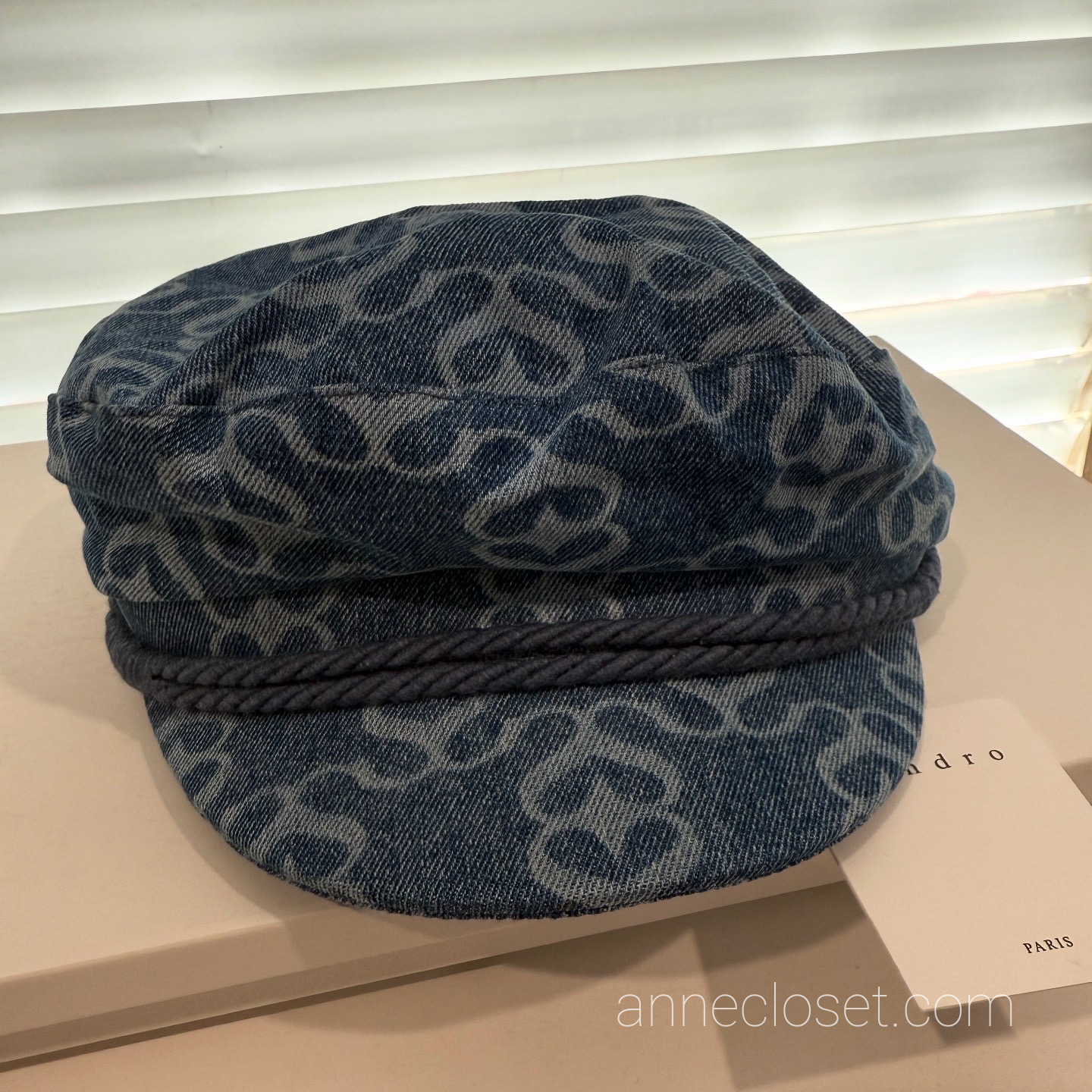 SANDRO Denim Cap
