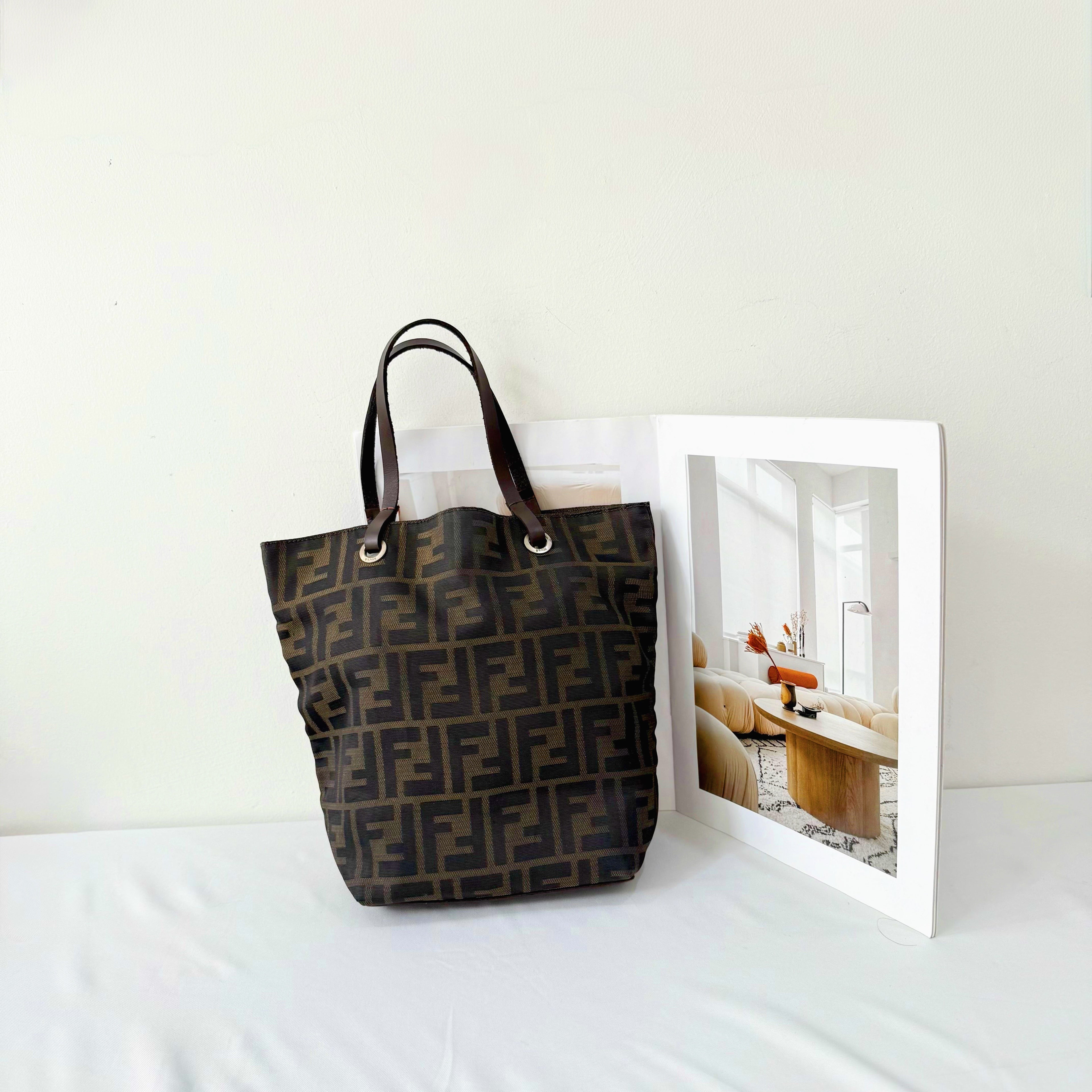 Fendi Zucca Canvas Tote