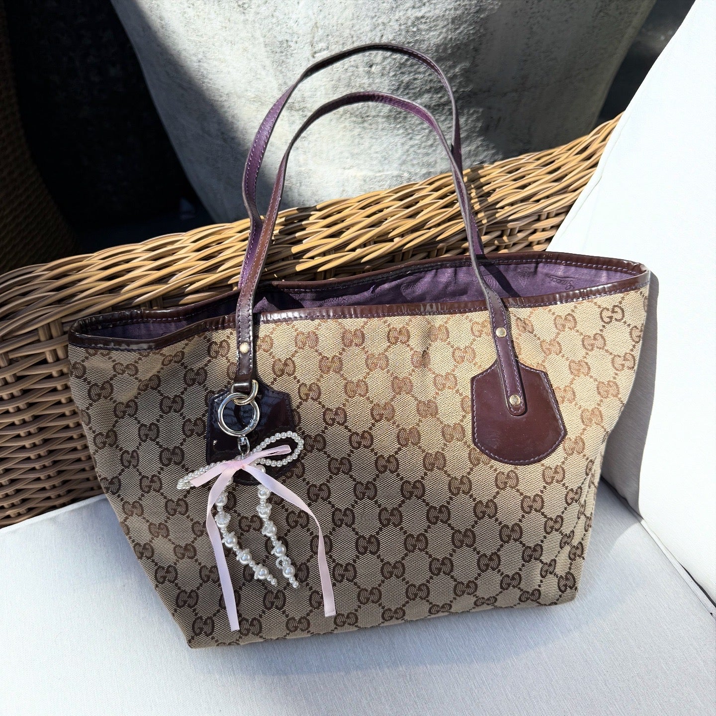 Gucci GG Canvas Jolie Tote Bag