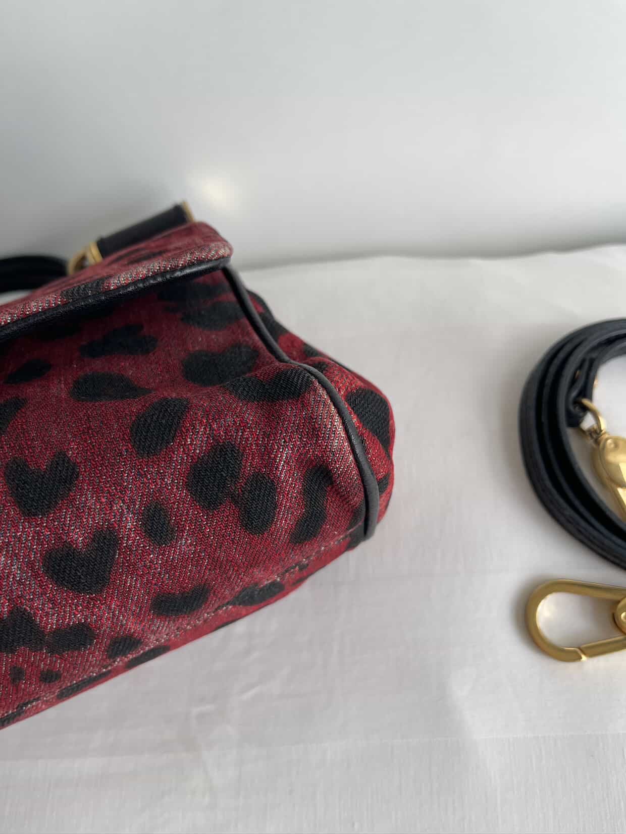 Dolce & Gabbana Canvas Small Miss Sicily Top Handle Bag
