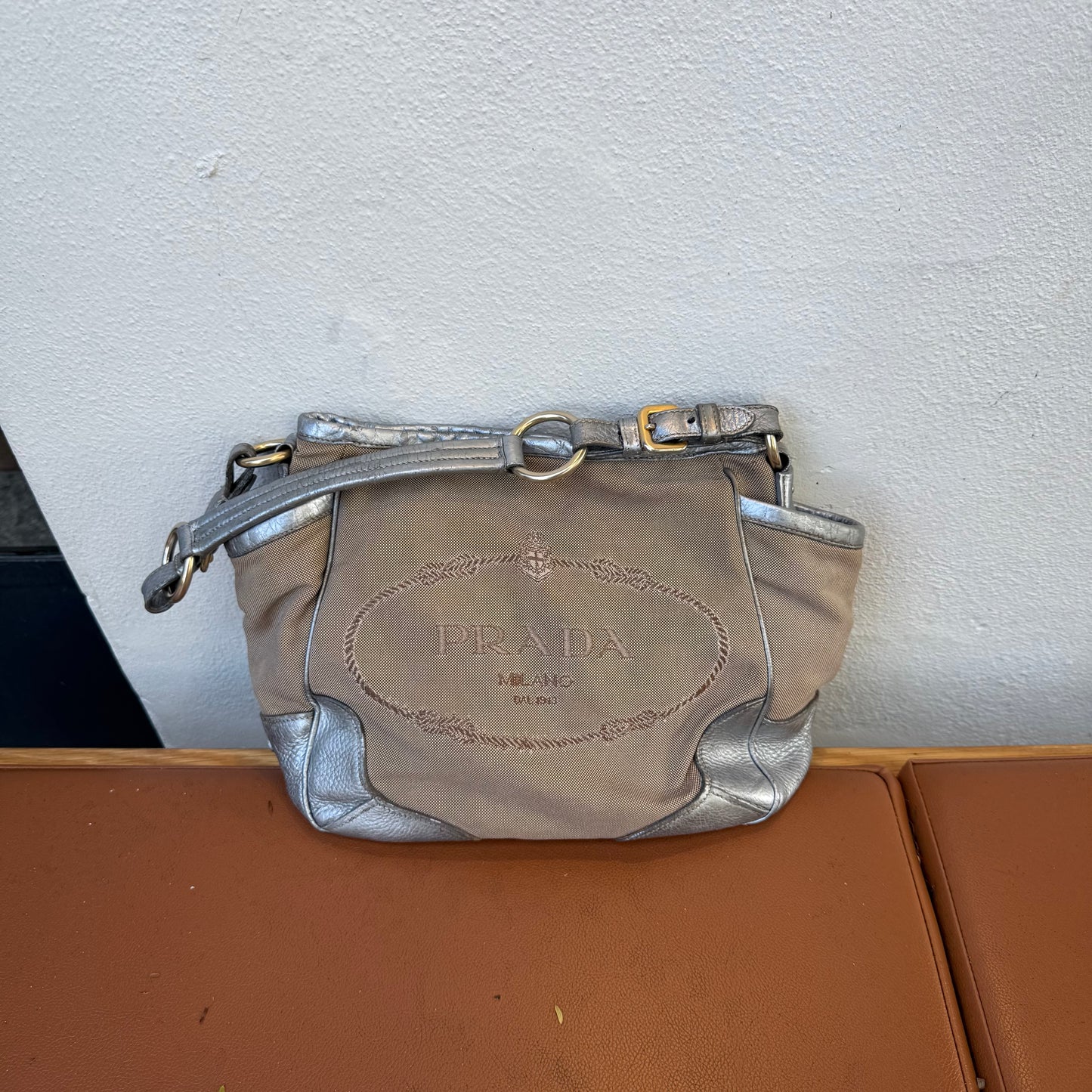 Prada Canapa Shoulder Bag