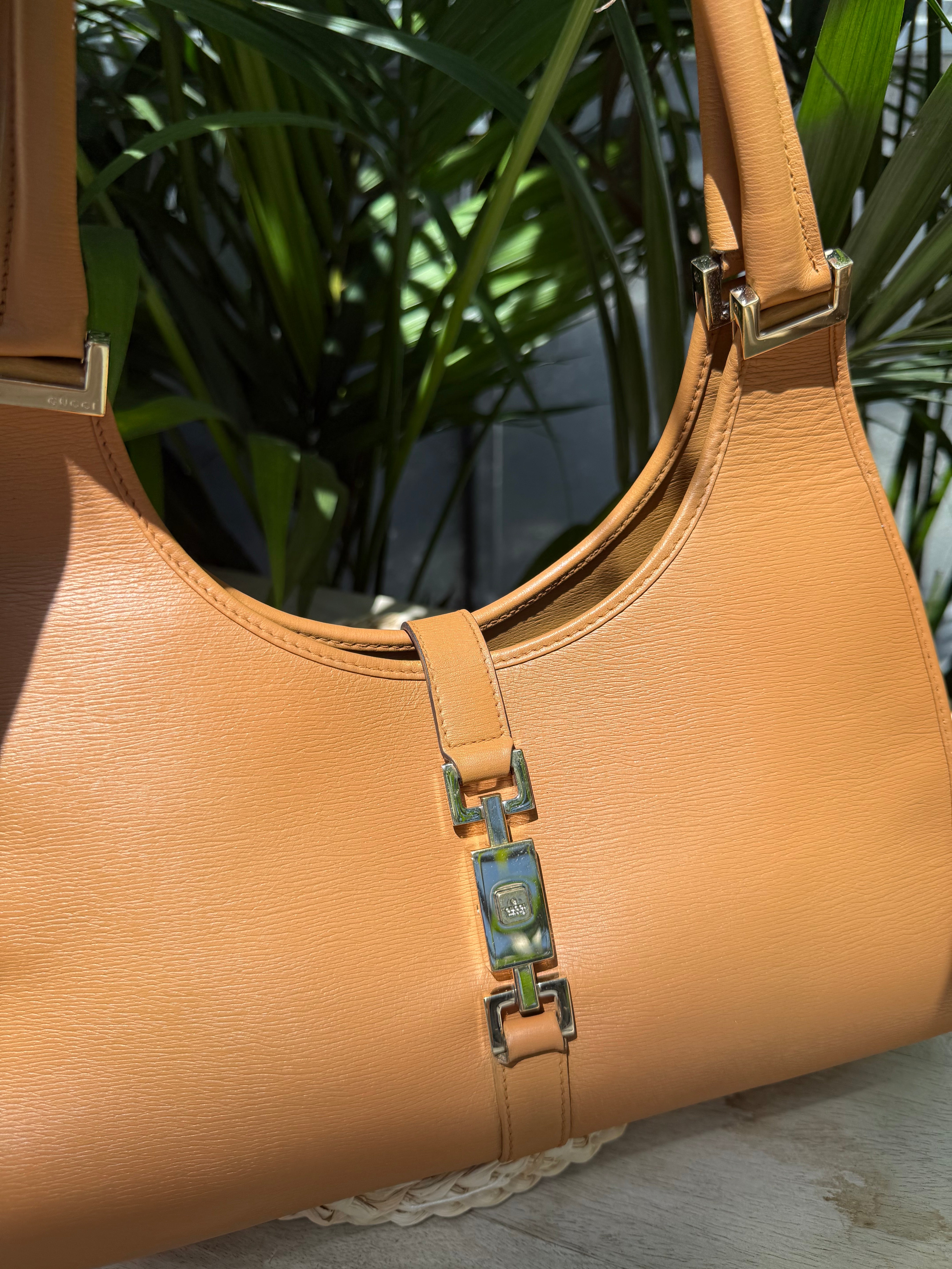 Gucci Jackie 1961 Brown Leather