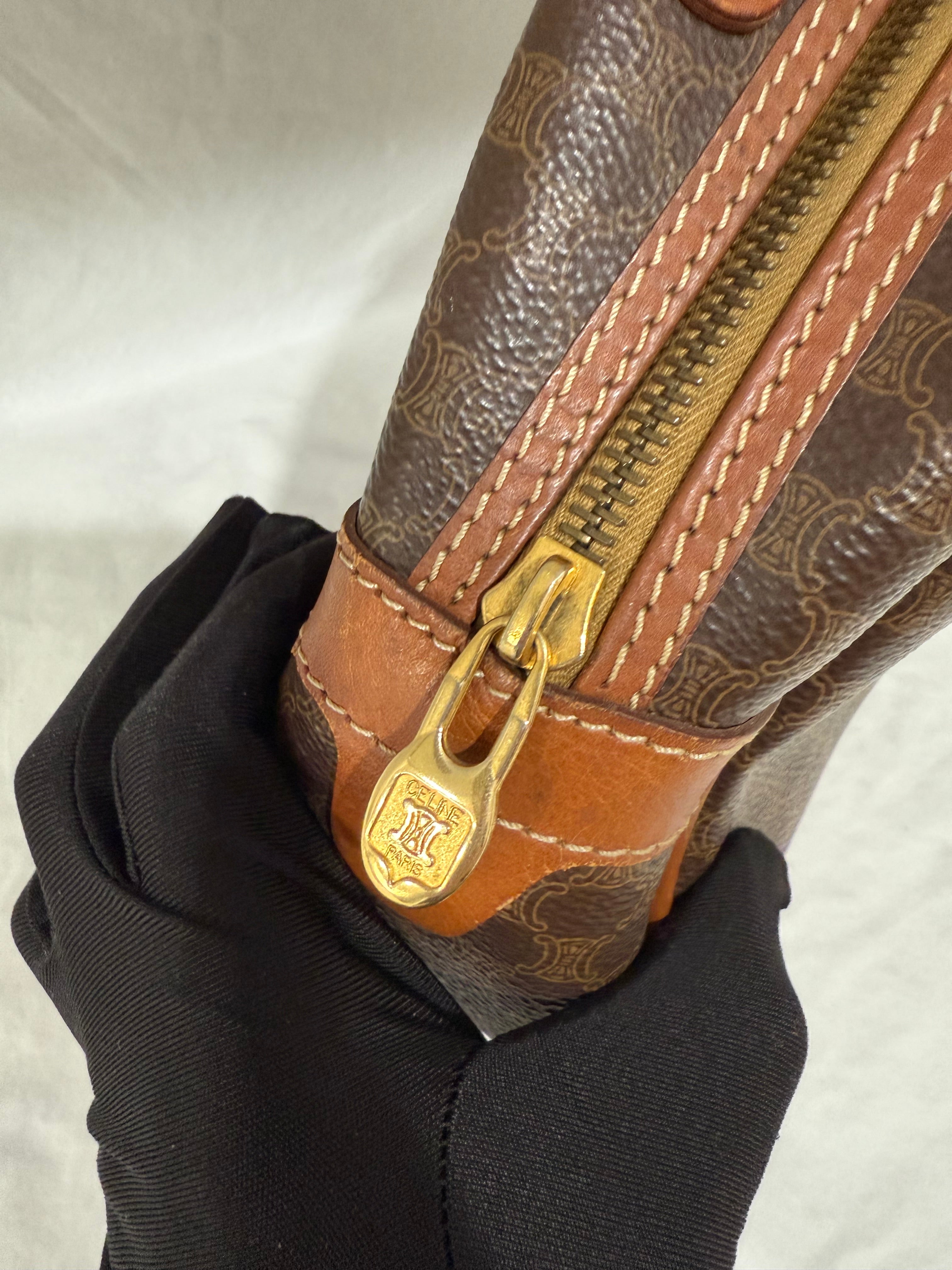 Celine Macadam Triomphe Dome Handbag