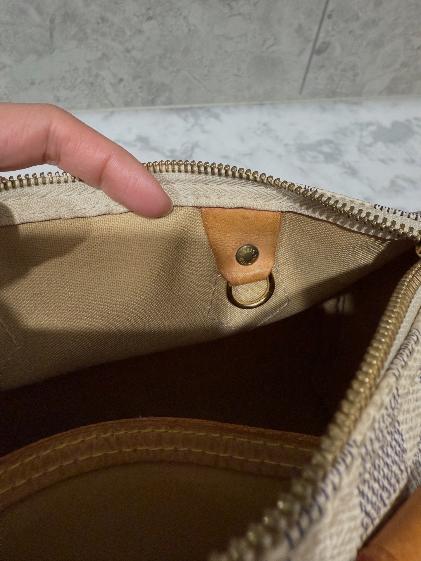 Louis Vuitton Speedy 25 Damier Azur