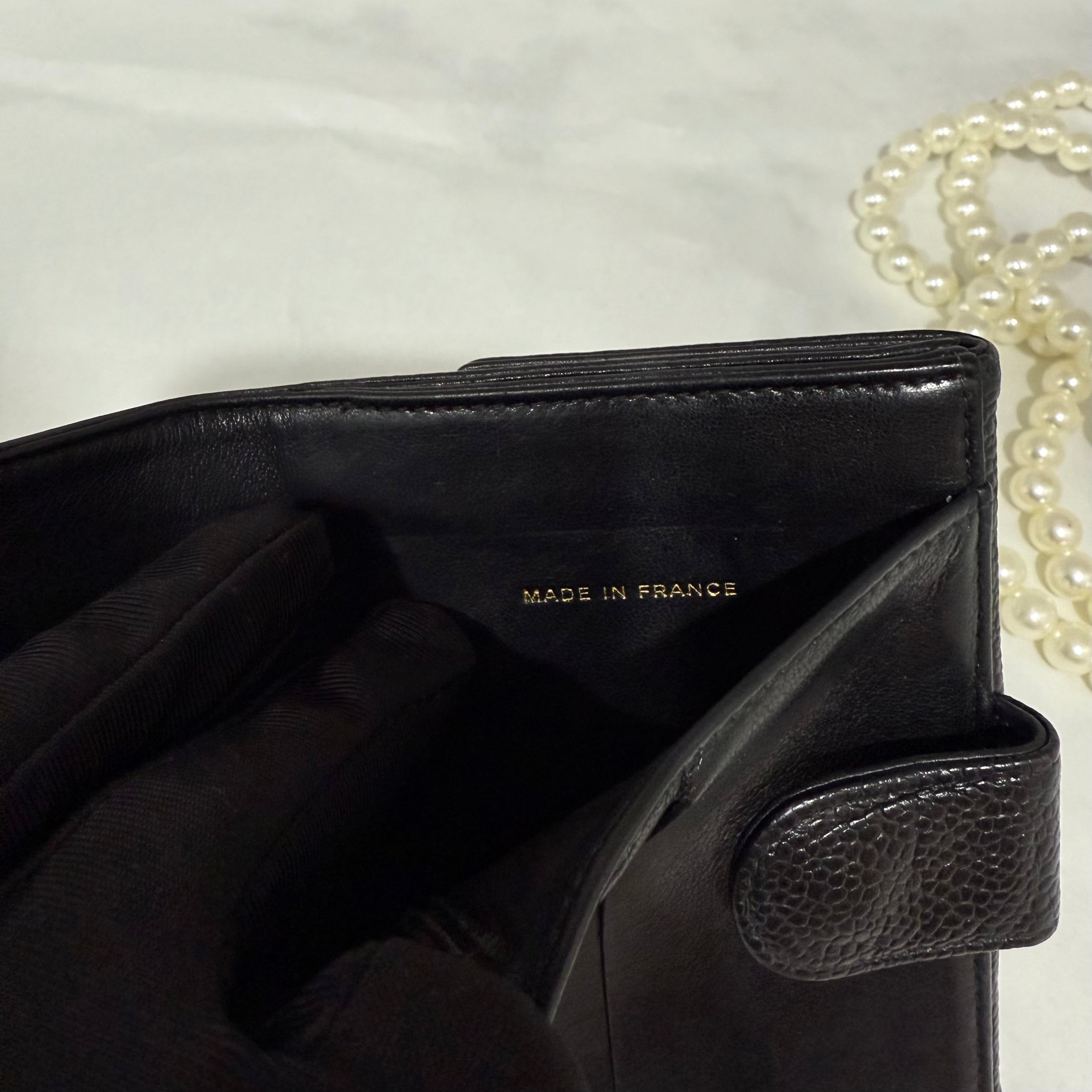 Chanel Wallet Small Caviar Leather