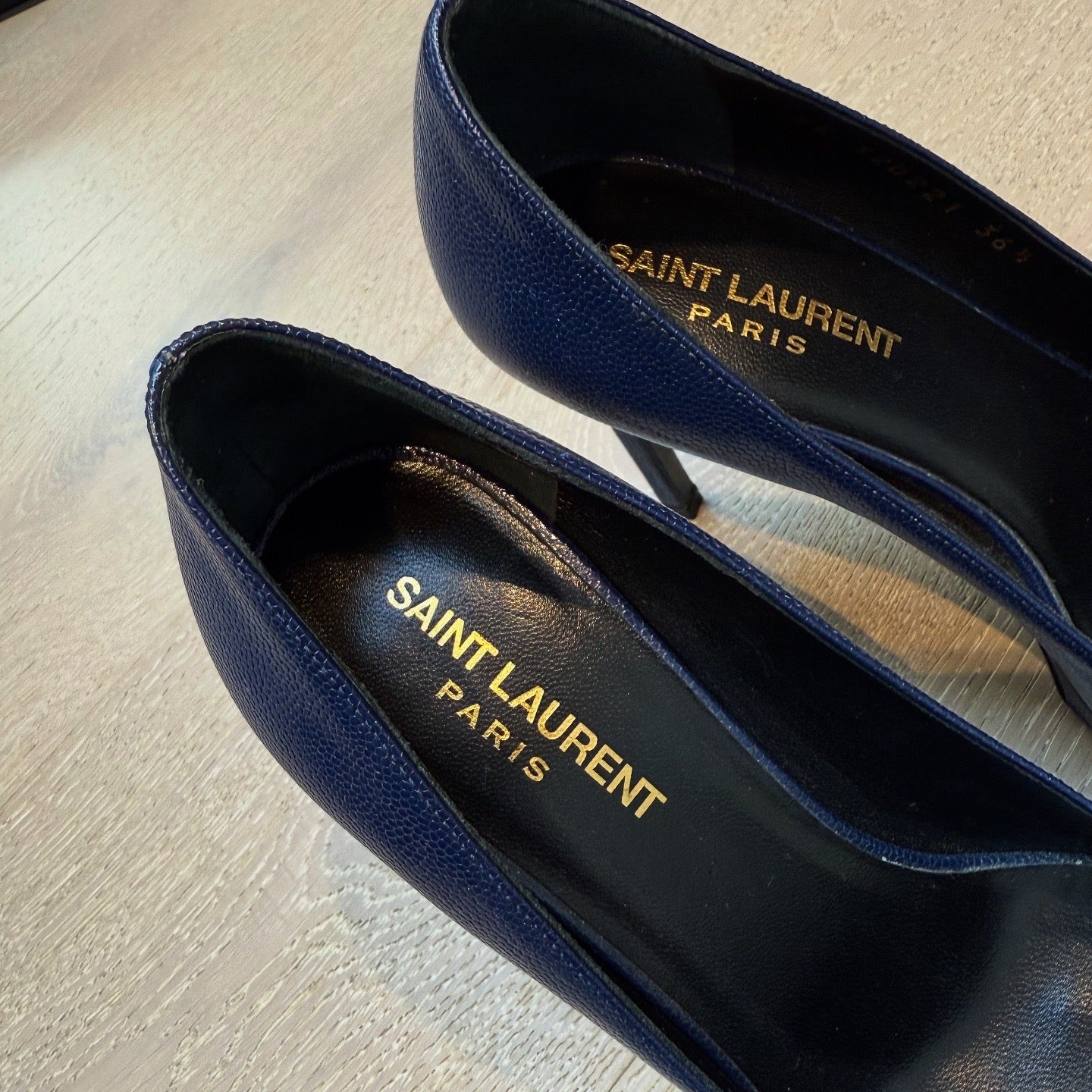 Saint Laurent High Heels Dark Blue