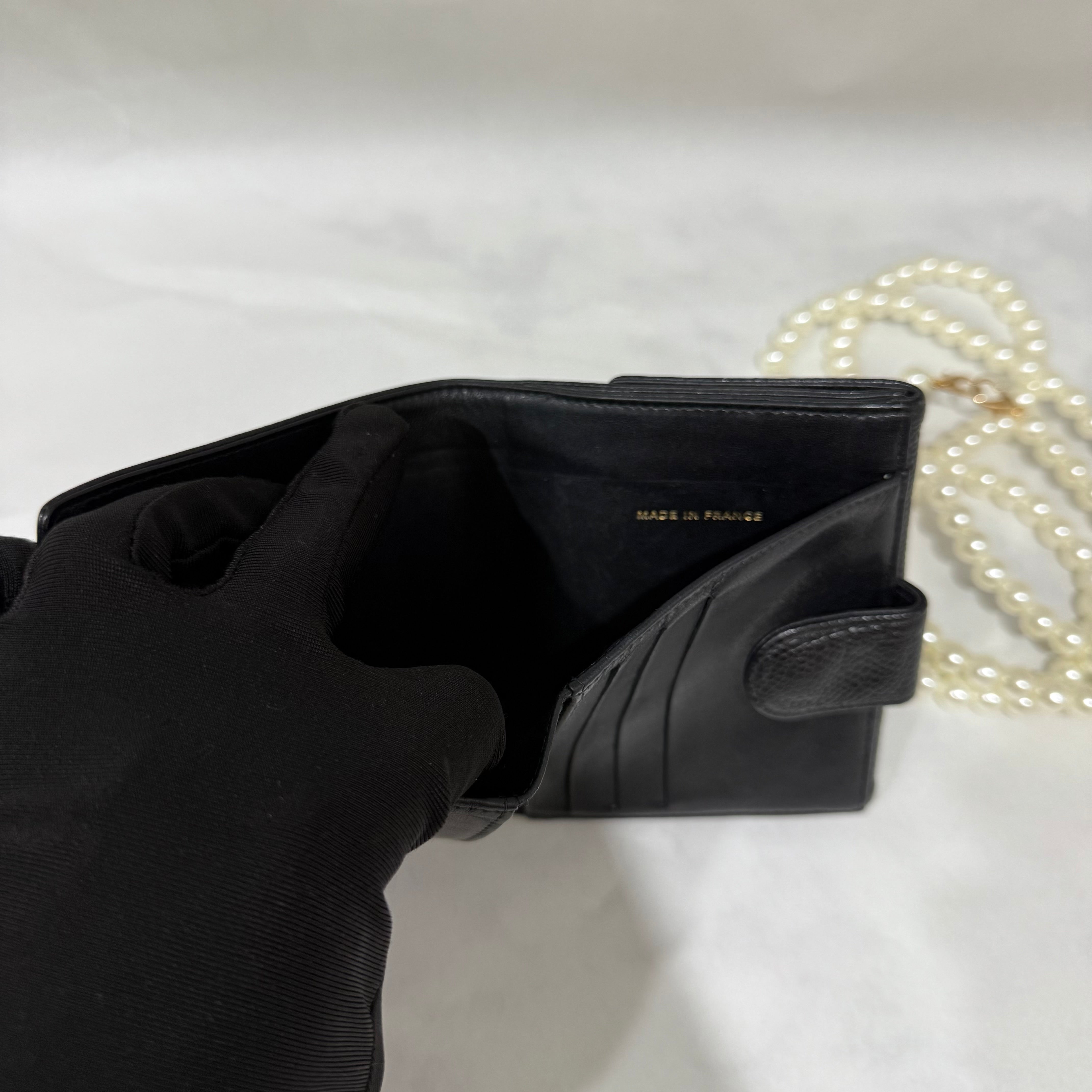 Chanel Wallet Small Caviar Leather