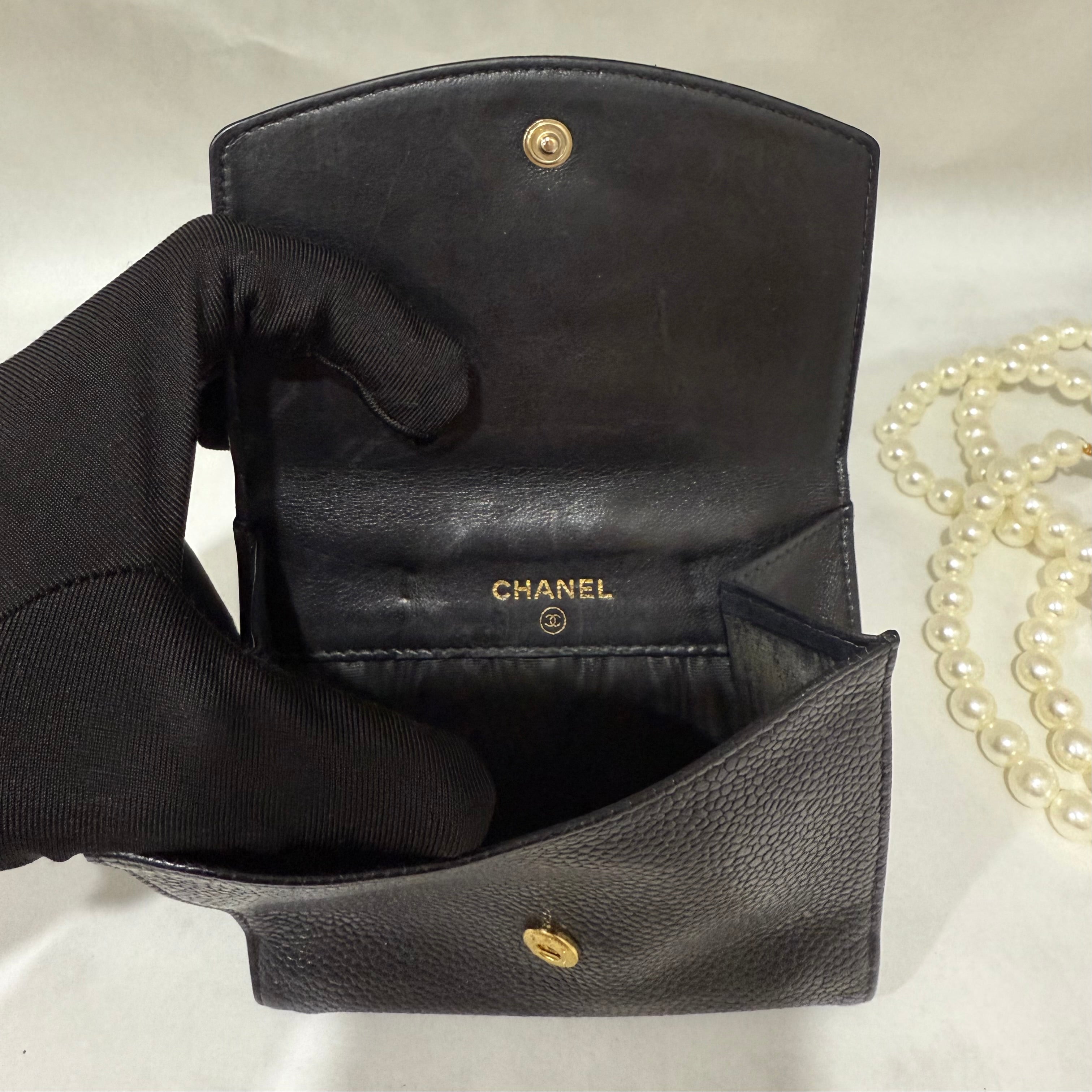 Chanel Wallet Small Caviar Leather
