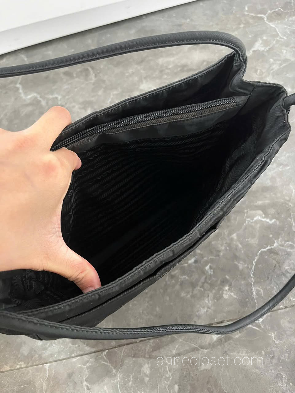 Prada Black Nylon Tote