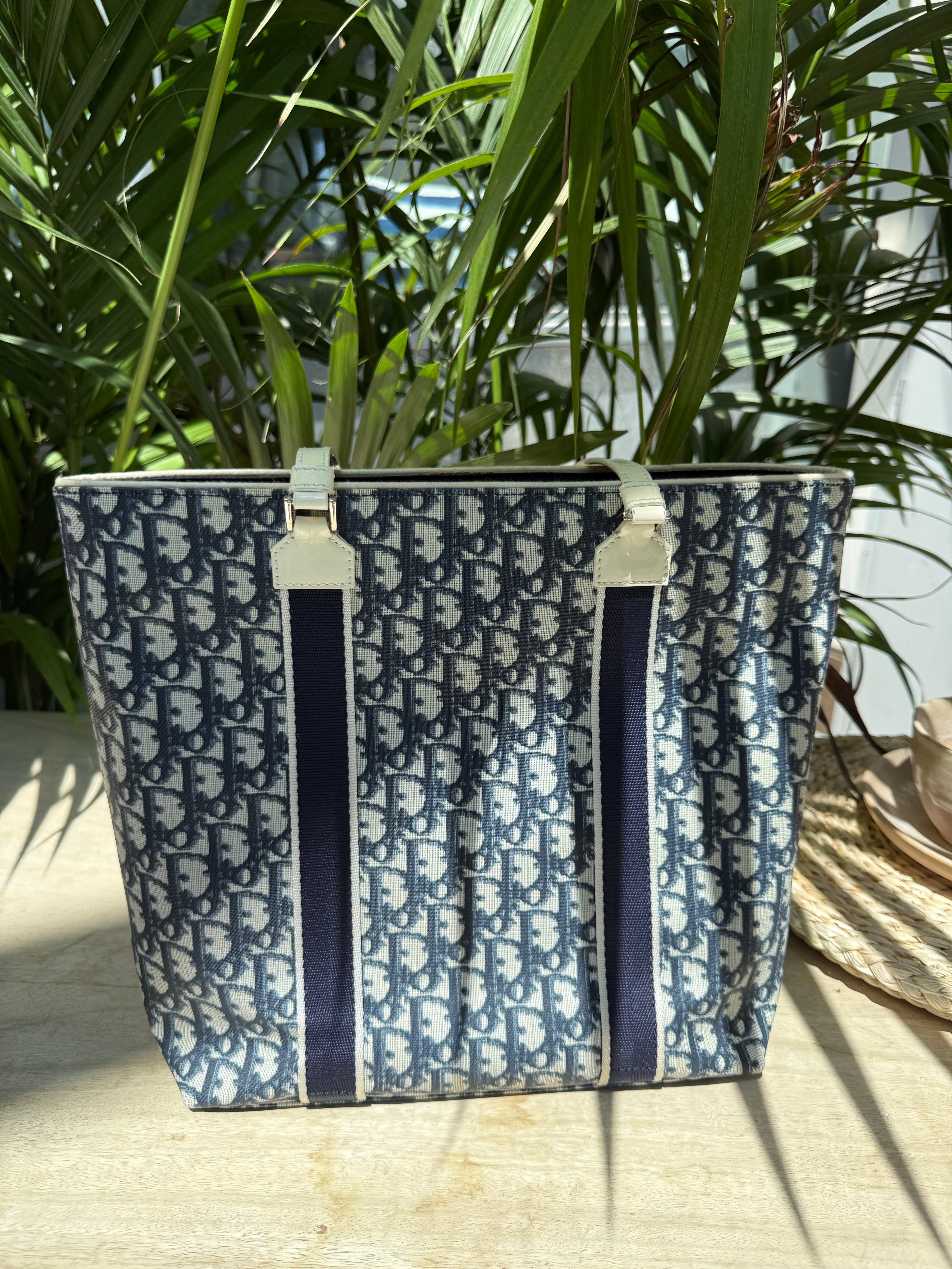 Christian Dior Monogram Trotter No. 1 Tote Bag Navy