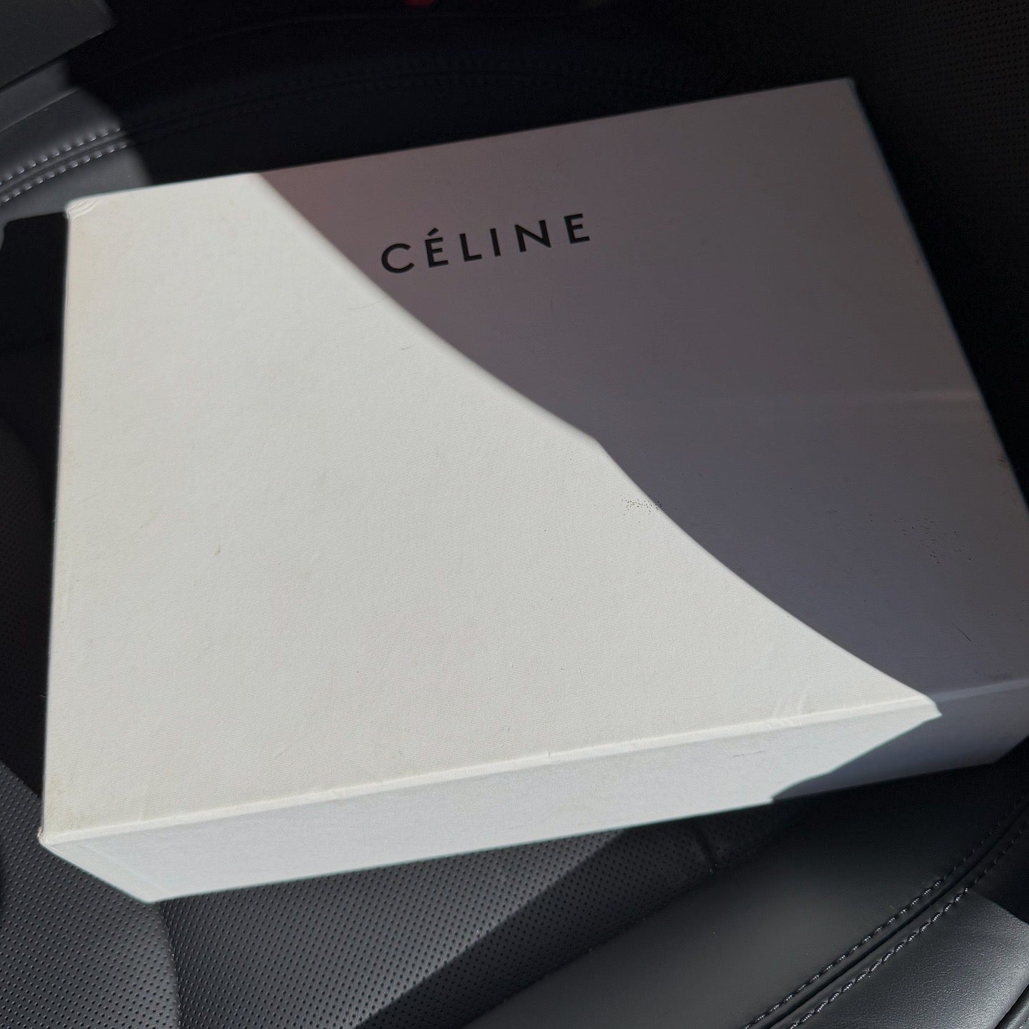 CELINE Spazzolato Bianco Runway Pumps 9cm