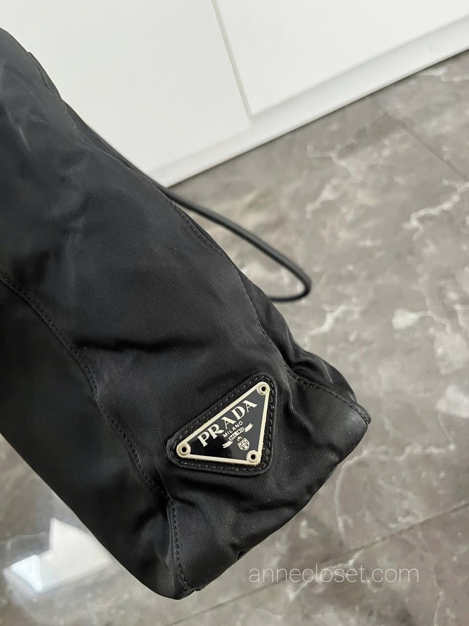 Prada Black Nylon Tote