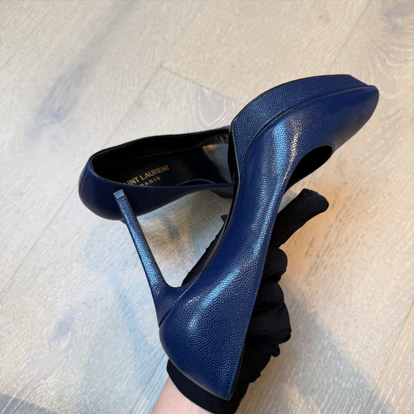 Saint Laurent High Heels Dark Blue