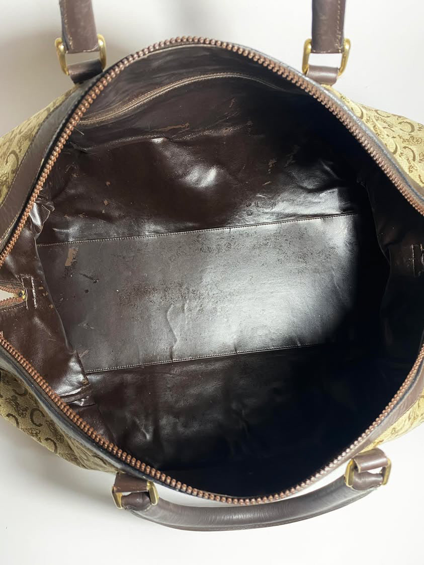 Celine Vintage Macadam Speedy Boston (Travel Size)