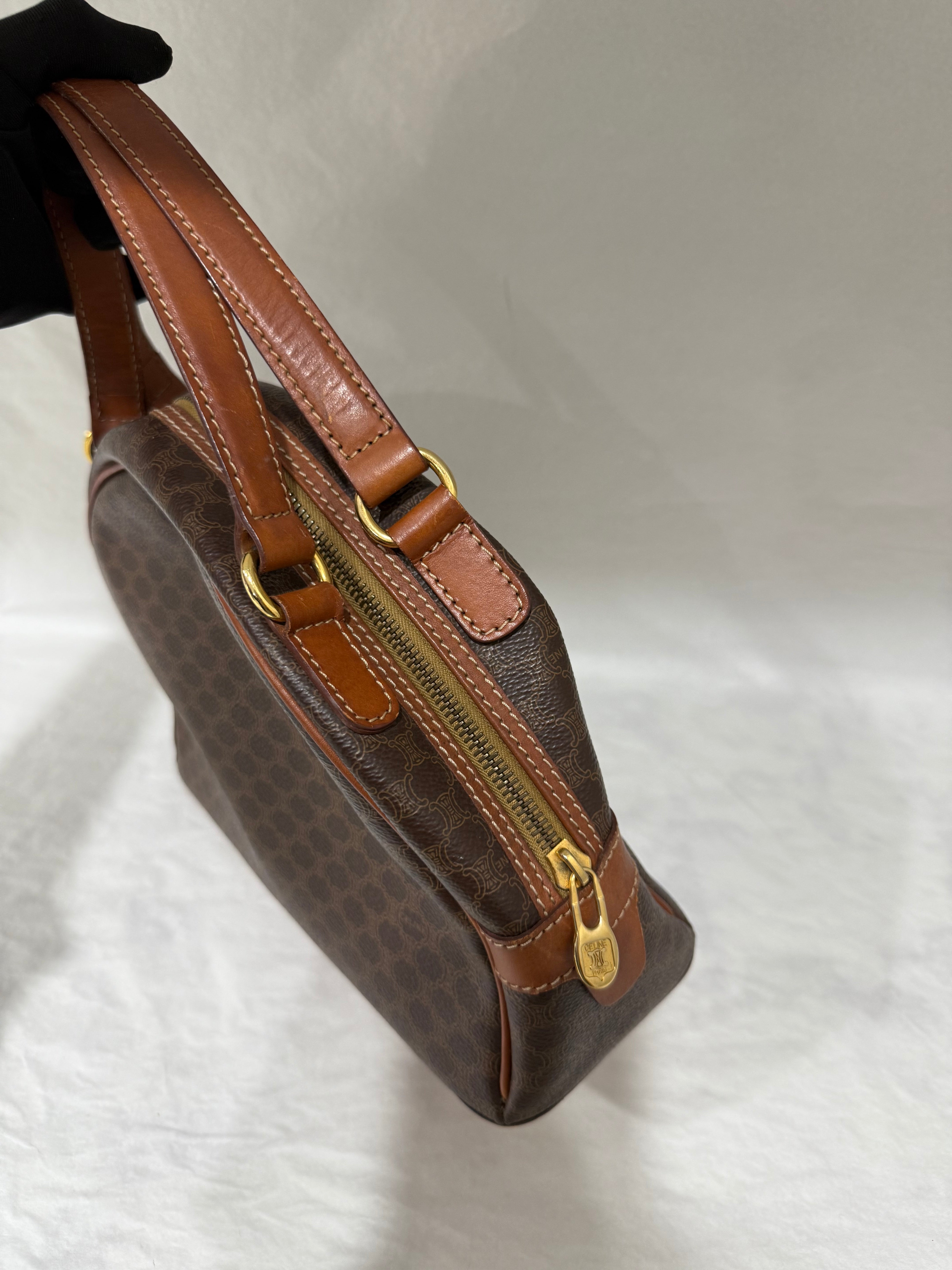 Celine Macadam Triomphe Dome Handbag