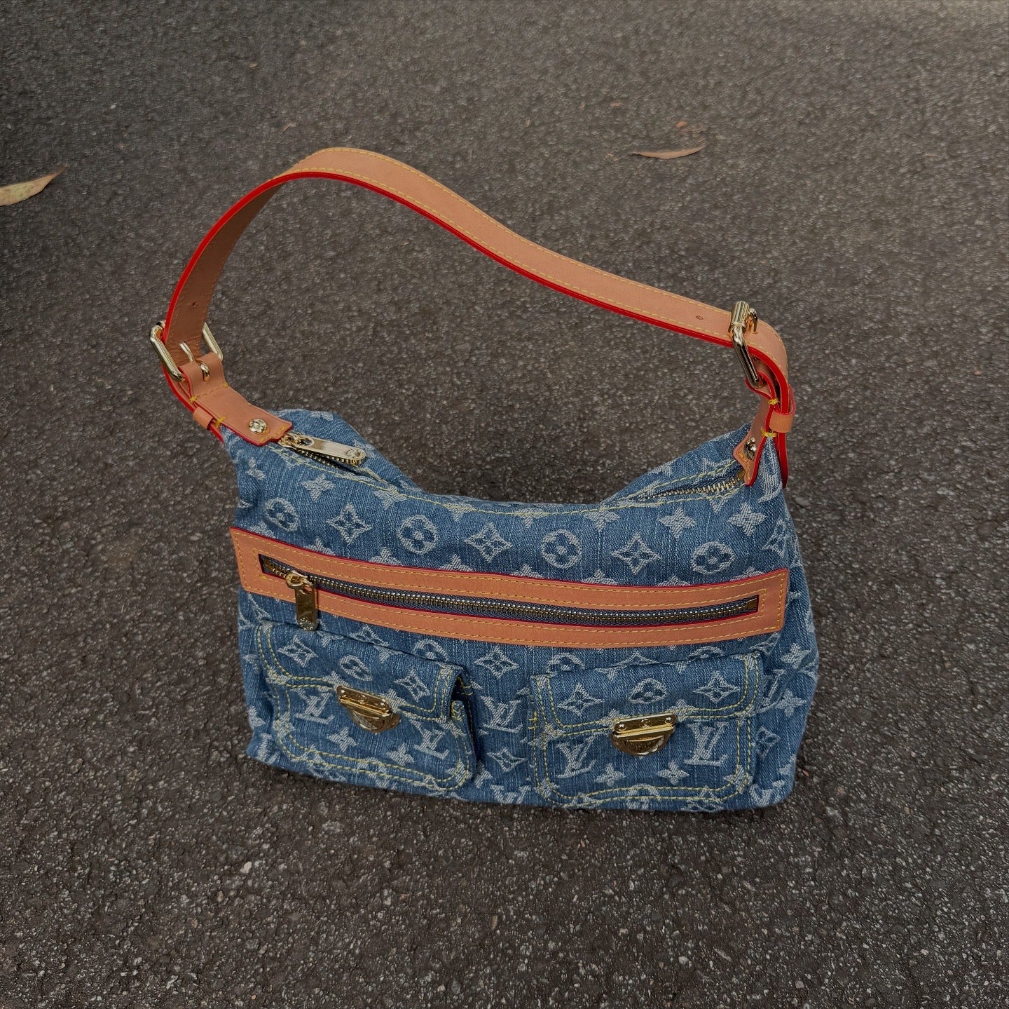 Louis Vuitton Monogram Denim Baggy PM