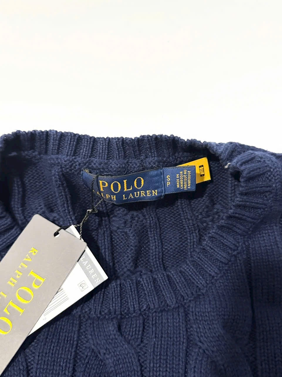Ralph Lauren Cable Knit Wool Cashmere Jumper